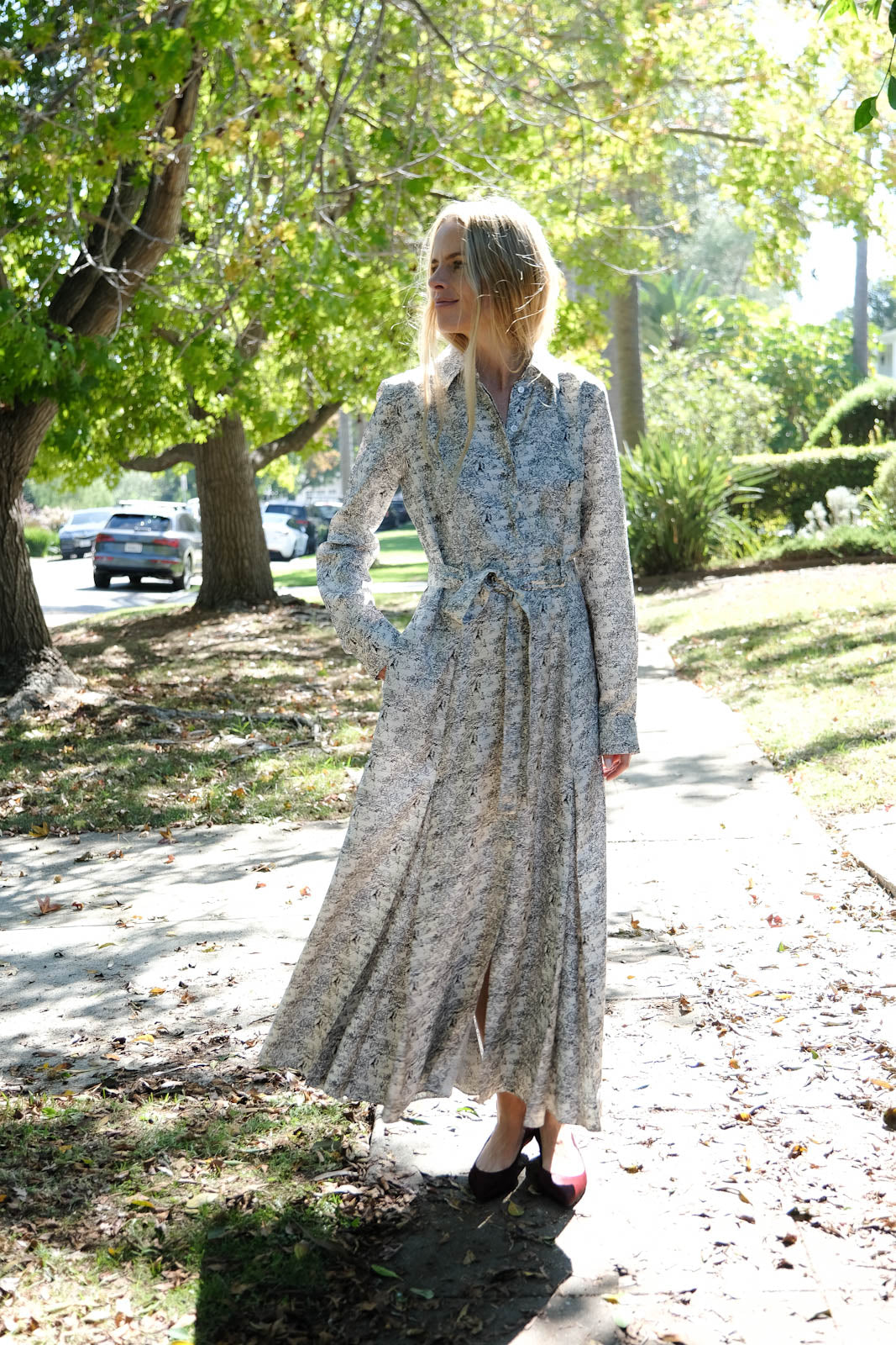 GABRIELA HEARST | PRINTED SE GALWAY SHIRTDRESS