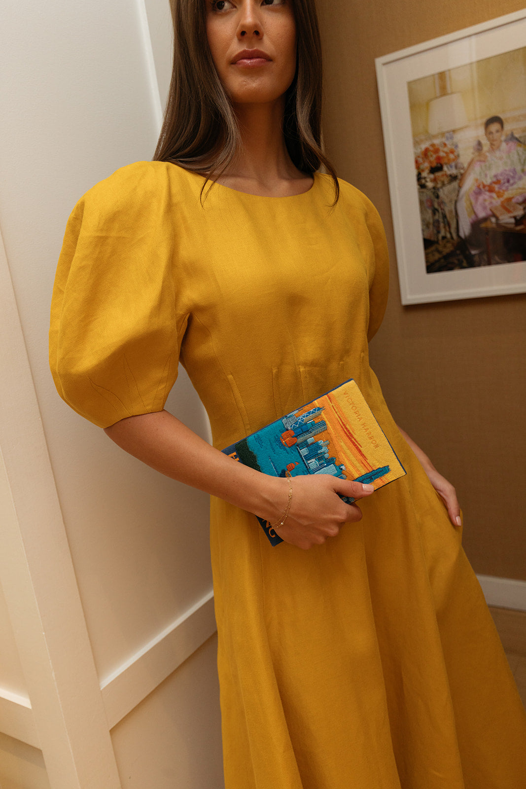 GABRIELA HEARST | RANYA MIDI DRESS | WOMEN'S LUXURY DESIGNER CLOTHING, SHOES, HANDBAGS & JEWELRY | CAPITOL CHARLOTTE, NC & BRENTWOOD, CA