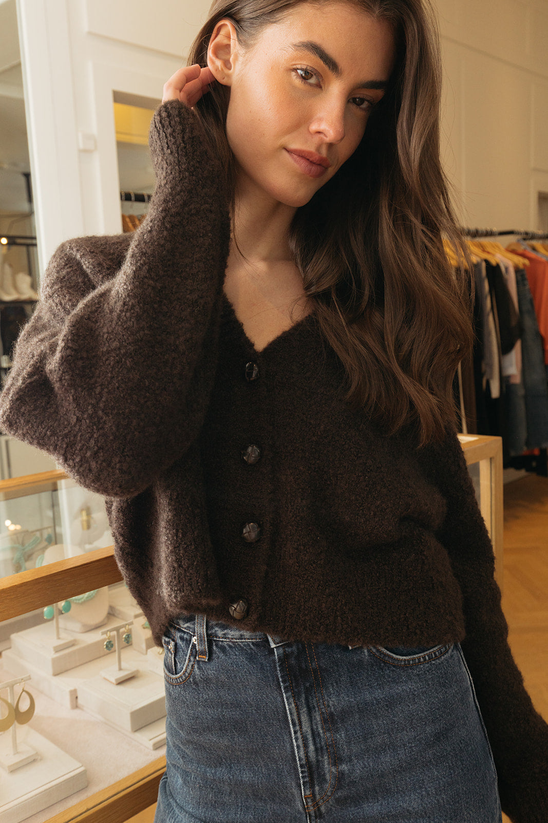GABRIELA HEARST | TENET CARDIGAN | WOMEN'S LUXURY DESIGNER CLOTHING, SHOES, HANDBAGS & JEWELRY | CAPITOL CHARLOTTE, NC & BRENTWOOD, CA