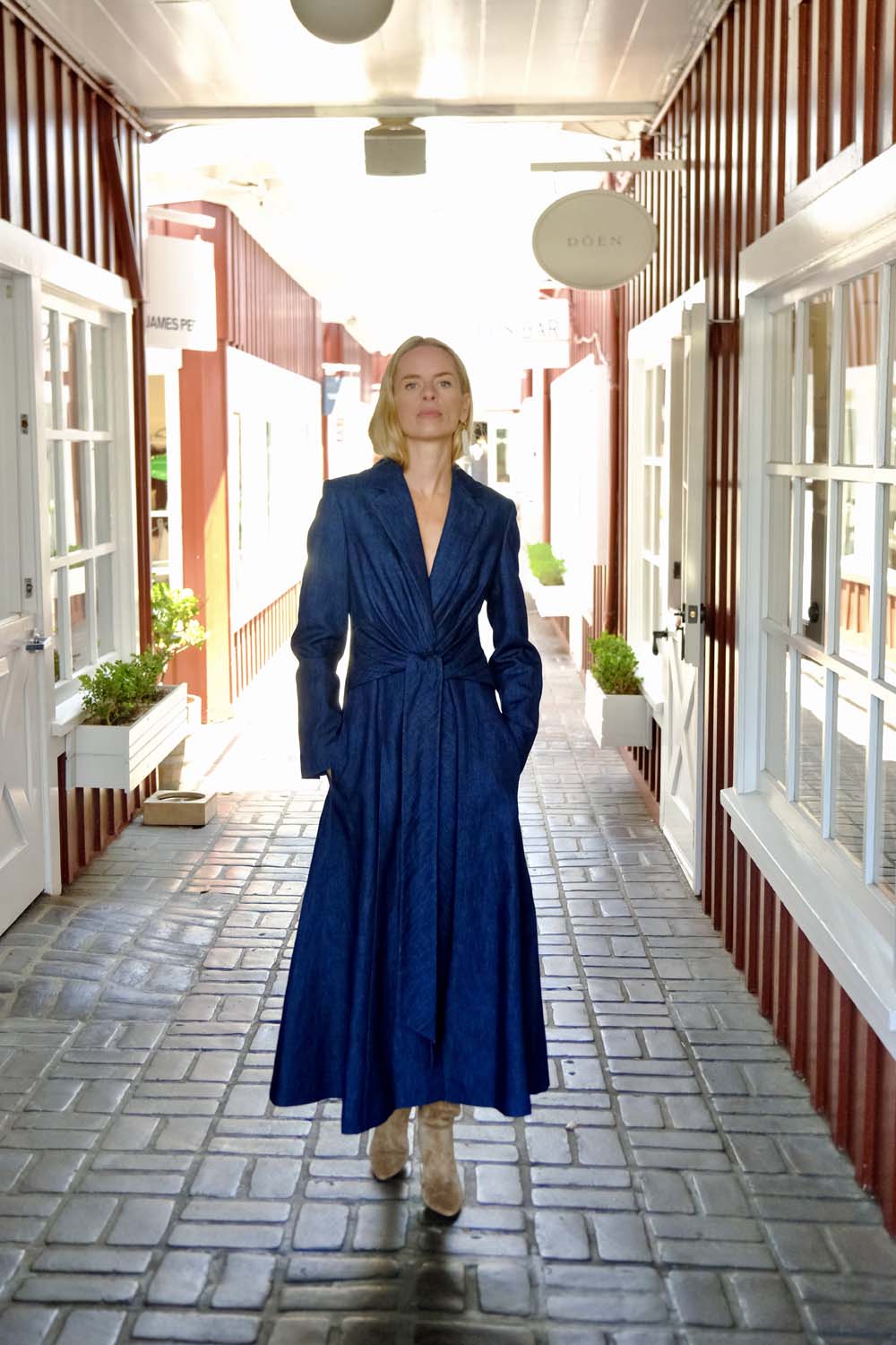 GABRIELA HEARST | YUNARA MIDI DRESS | WOMEN'S LUXURY DESIGNER CLOTHING, JEWELRY & ACCESSORIES | CAPITOL CHARLOTTE, NC & BRENTWOOD, CA