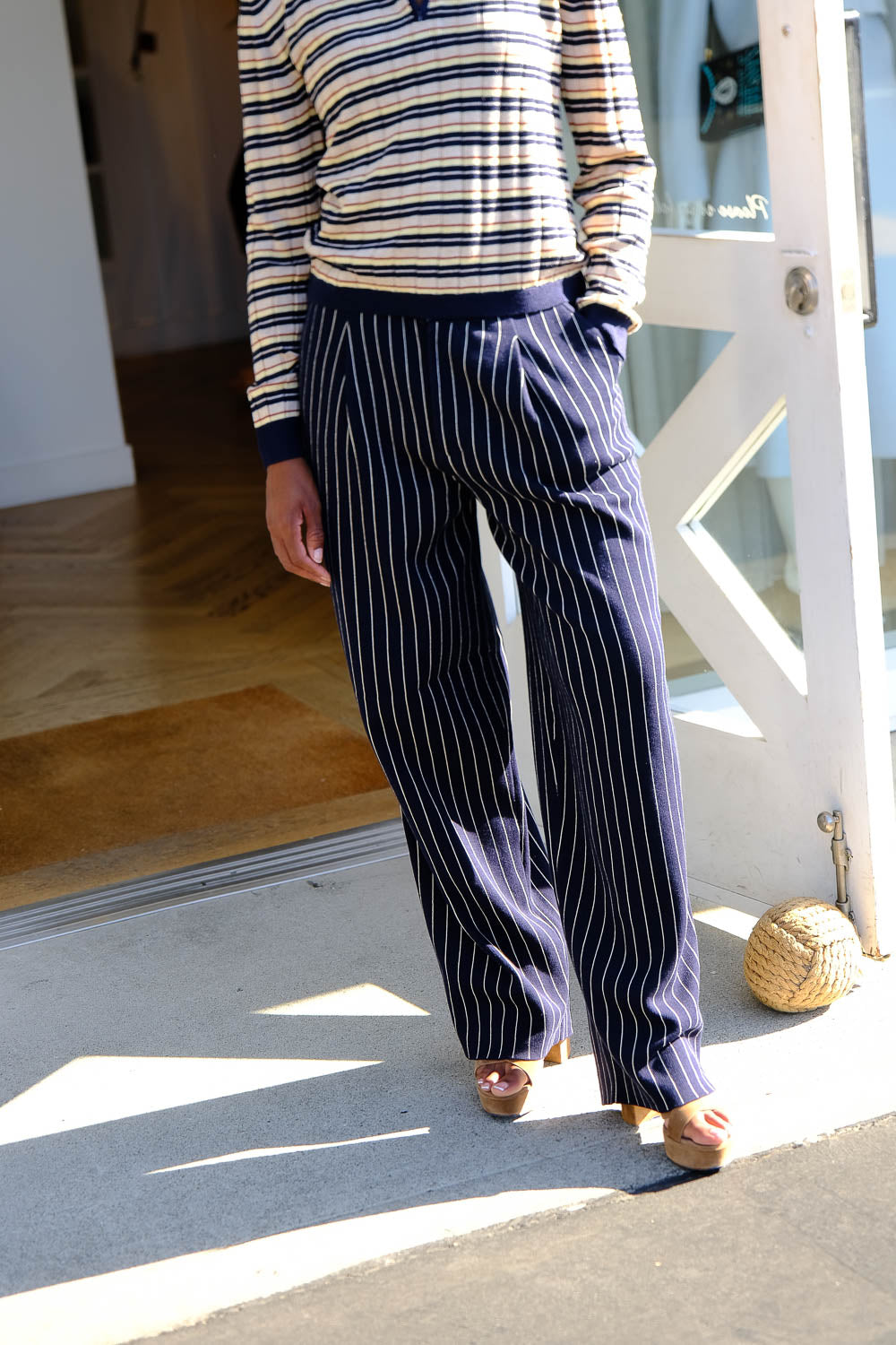GUEST IN RESIDENCE | PINSTRIPE CARPENTER PANT