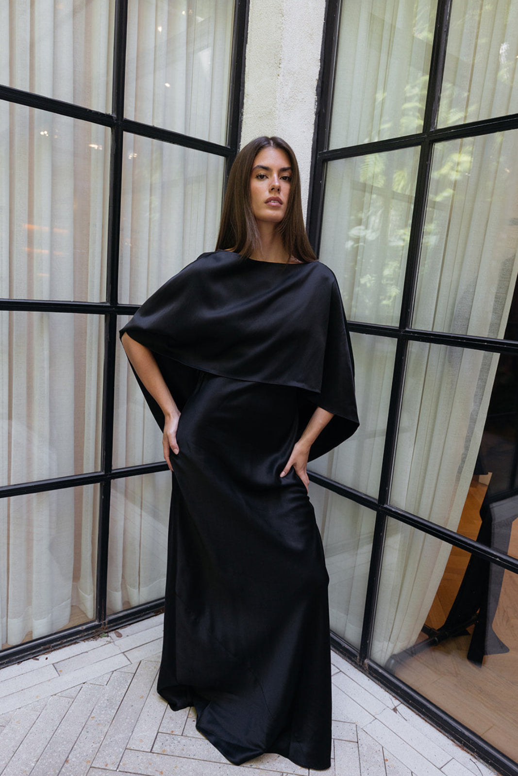 HEIRLOME | ANNA OPEN BACK GOWN | WOMEN'S LUXURY DESIGNER CLOTHING, JEWELRY & ACCESSORIES | CAPITOL CHARLOTTE, NC & BRENTWOOD, CA