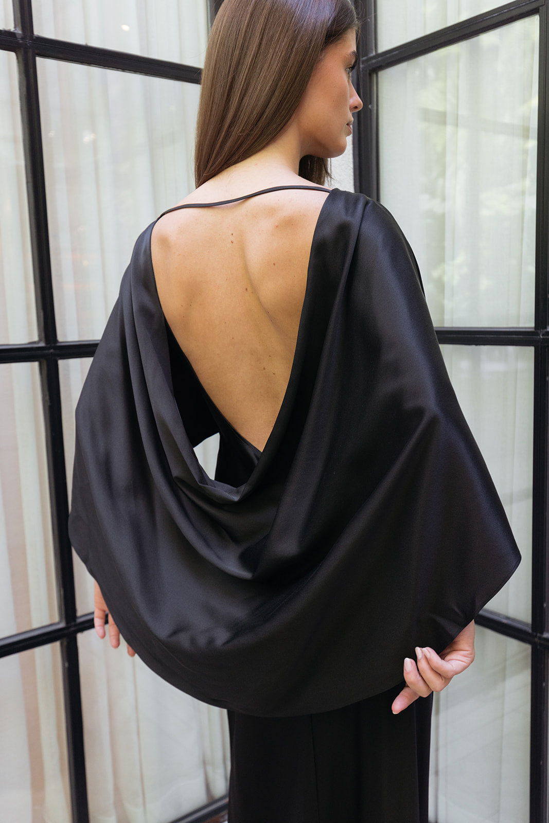 HEIRLOME | ANNA OPEN BACK GOWN | WOMEN'S LUXURY DESIGNER CLOTHING, JEWELRY & ACCESSORIES | CAPITOL CHARLOTTE, NC & BRENTWOOD, CA