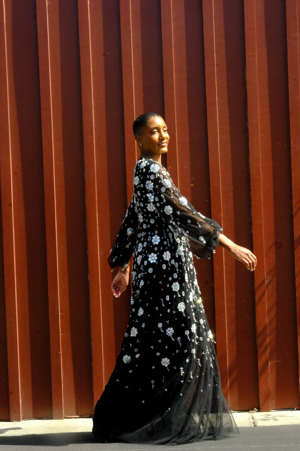 HUISHAN ZHANG | DOUCHESSE SHEER EMB MICHELINE GOWN | WOMEN'S LUXURY DESIGNER CLOTHING, SHOES, HANDBAGS & JEWELRY | CAPITOL CHARLOTTE, NC & BRENTWOOD, CA