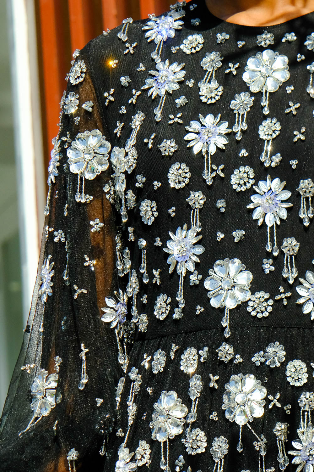 HUISHAN ZHANG | DOUCHESSE SHEER EMB MICHELINE GOWN | WOMEN'S LUXURY DESIGNER CLOTHING, SHOES, HANDBAGS & JEWELRY | CAPITOL CHARLOTTE, NC & BRENTWOOD, CA