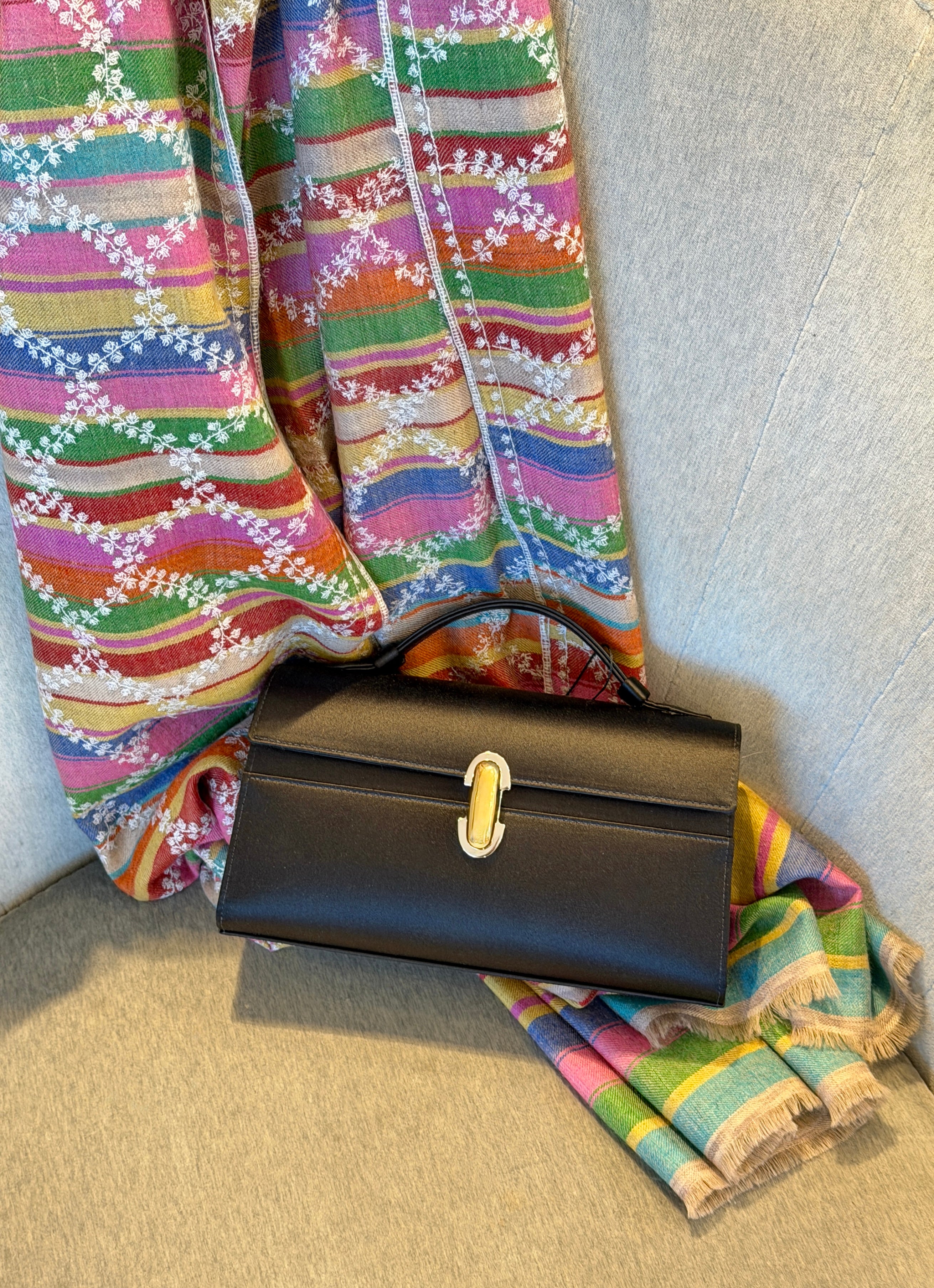 SAVETTE | SYMMETRY POCHETTE SATIN BAG