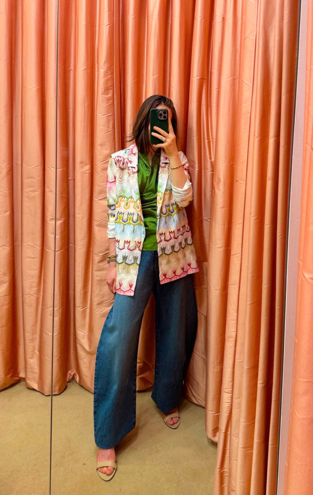 MISSONI | LONG SLEEVE EMBROIDERED BLAZER