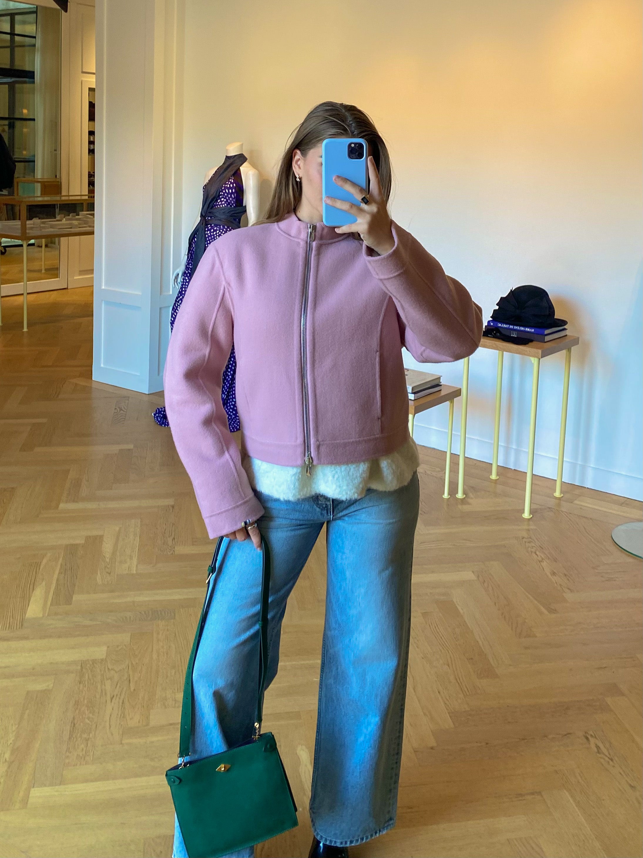 EXTREME CASHMERE | LONG SLEEVE DOUBLE FACE CASHMERE JACKET