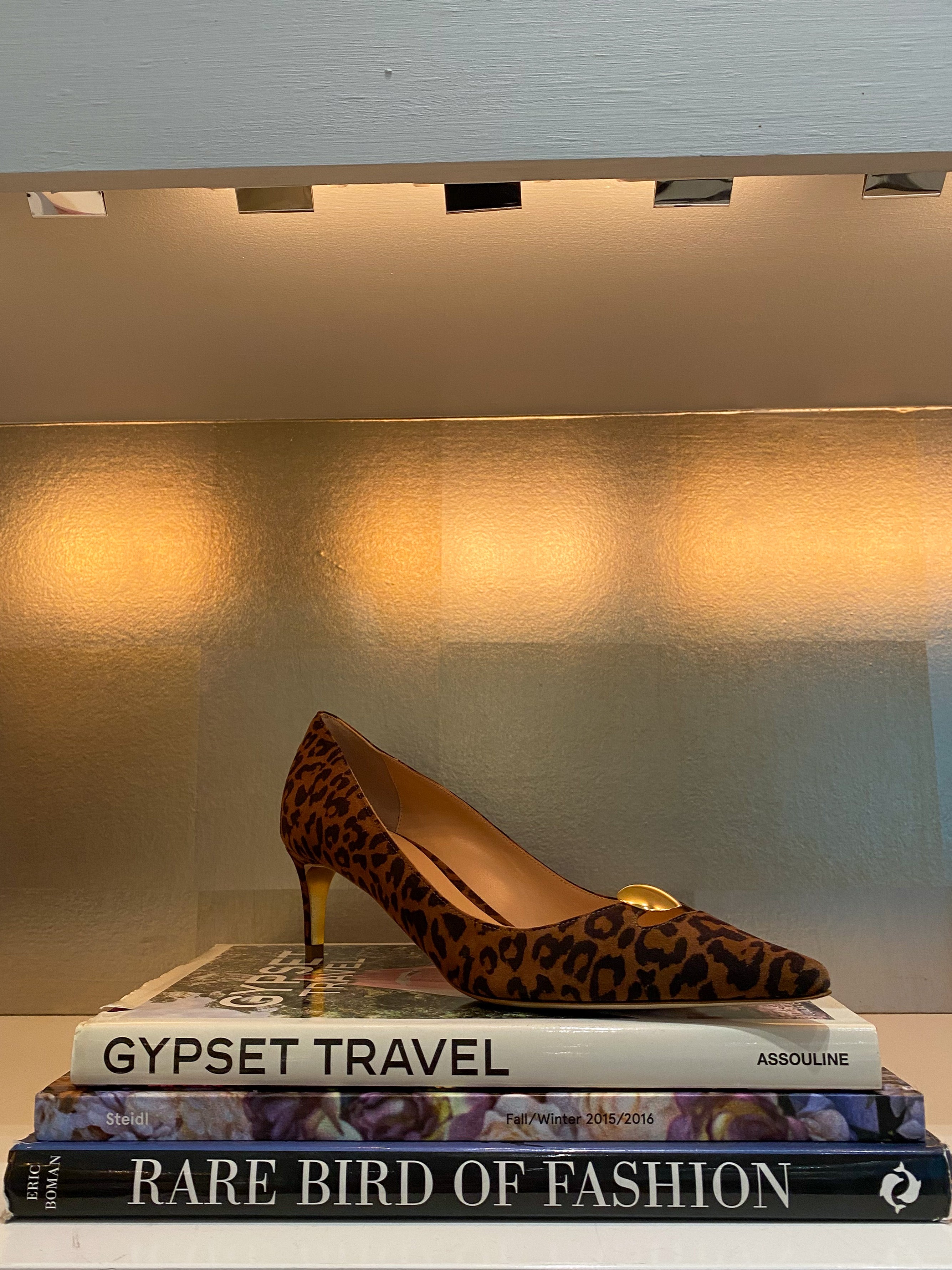 RUPERT SANDERSON | SYBILLA LEOPARD PEBBLE PUMP