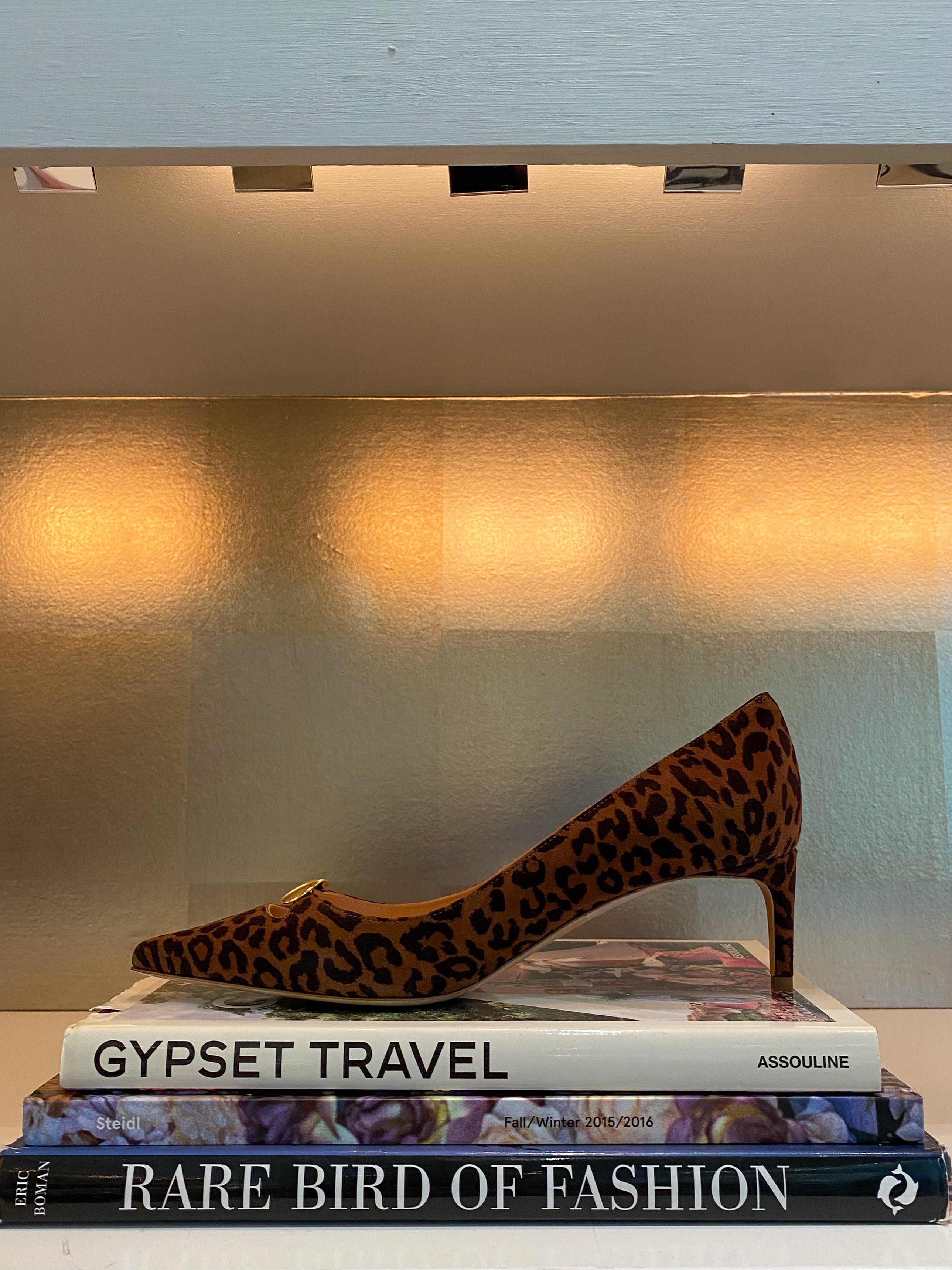 RUPERT SANDERSON | SYBILLA LEOPARD PEBBLE PUMP