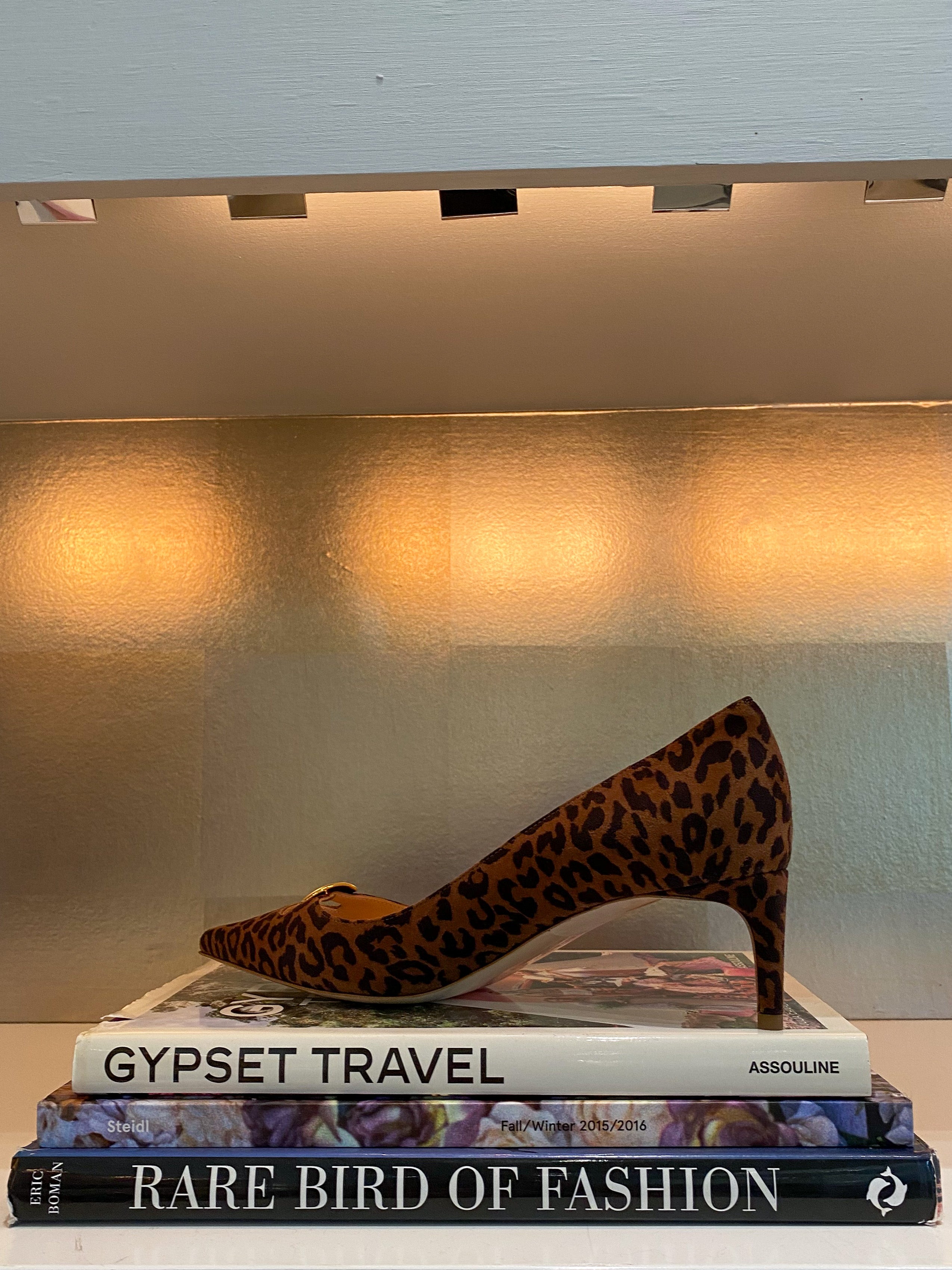 RUPERT SANDERSON | SYBILLA LEOPARD PEBBLE PUMP