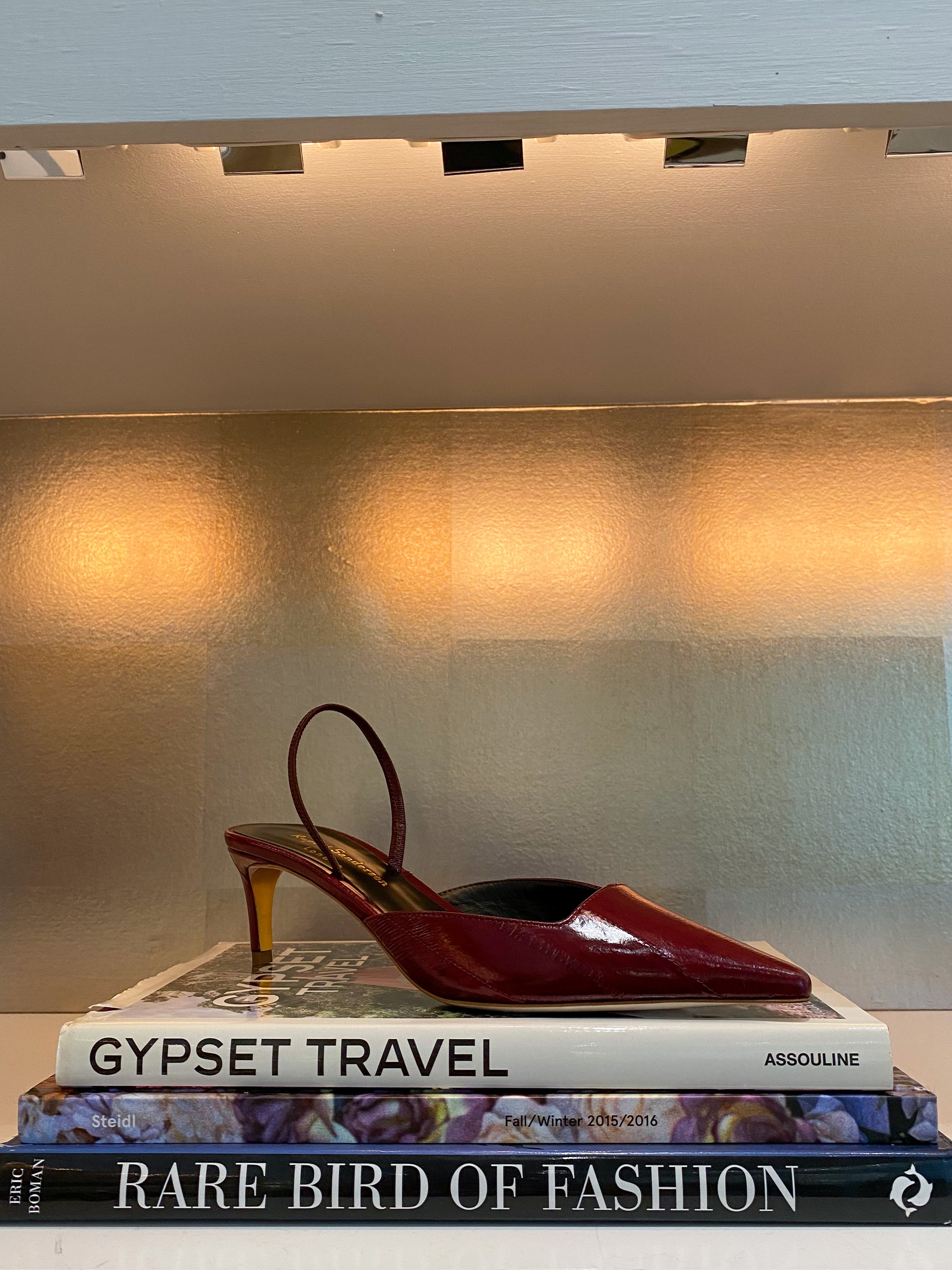 RUPERT SANDERSON | AMINTA EEL SLINGBACK HEEL