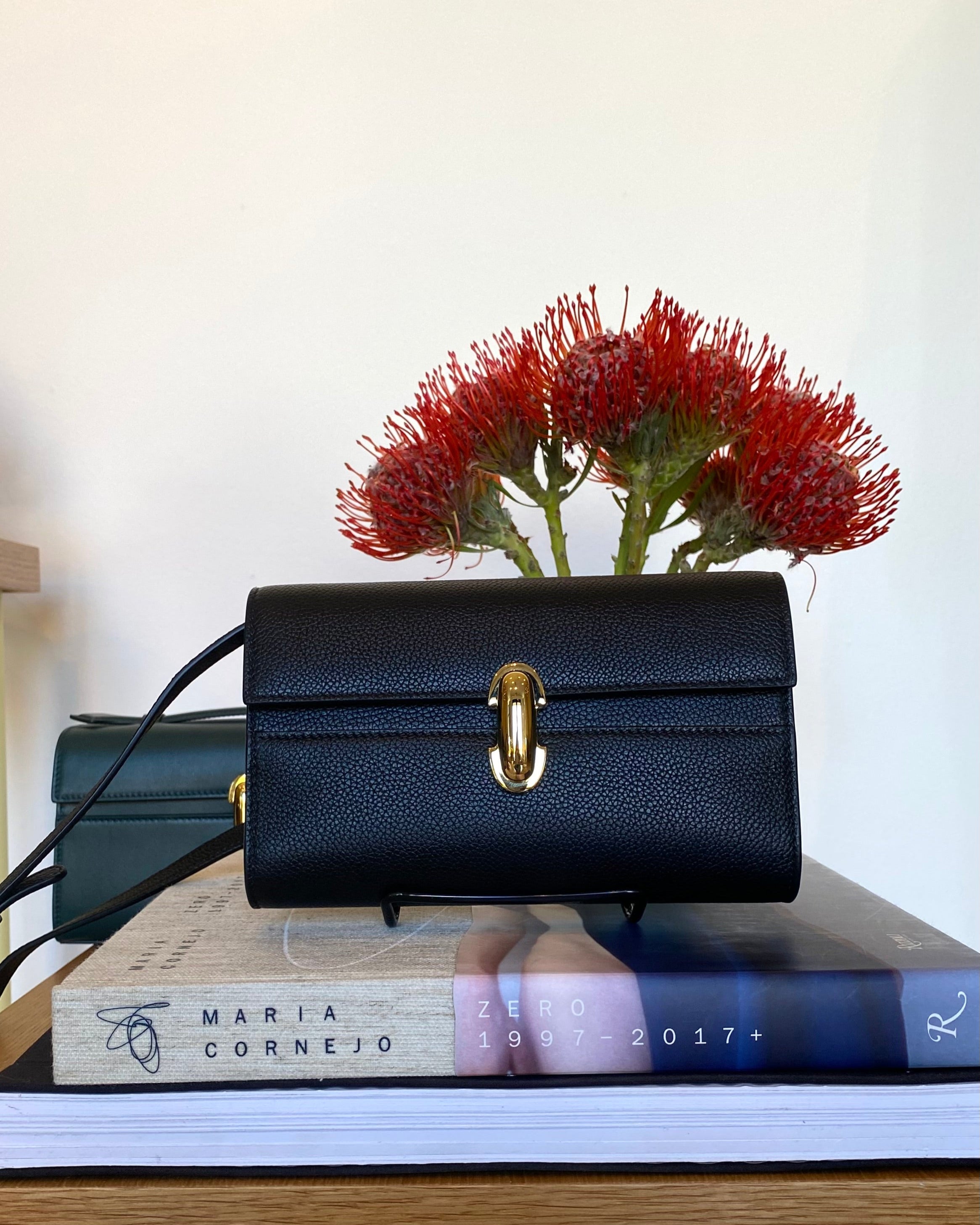 SAVETTE | GRAINED LEATHER SYMMETRY MINI BAG
