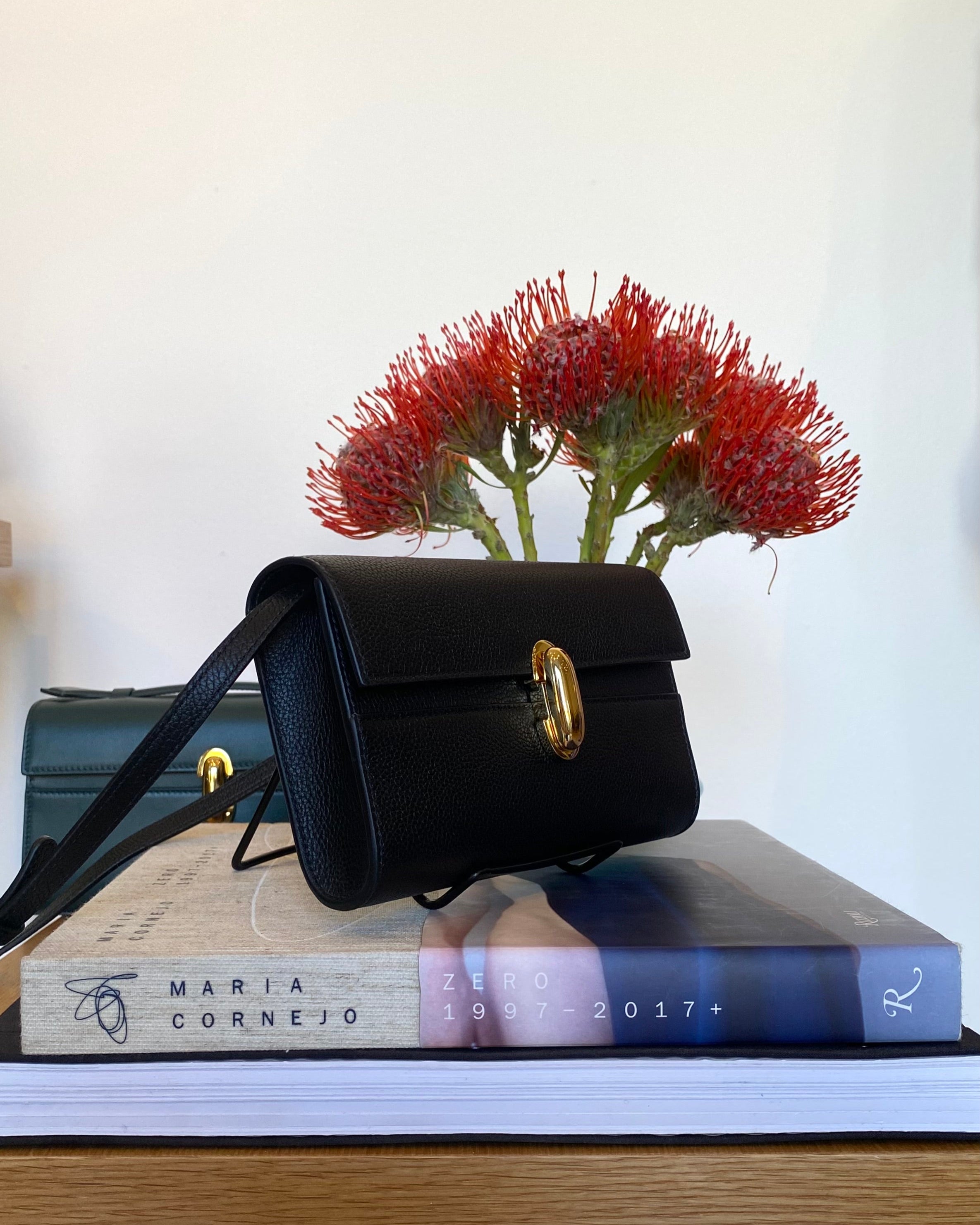 SAVETTE | GRAINED LEATHER SYMMETRY MINI BAG