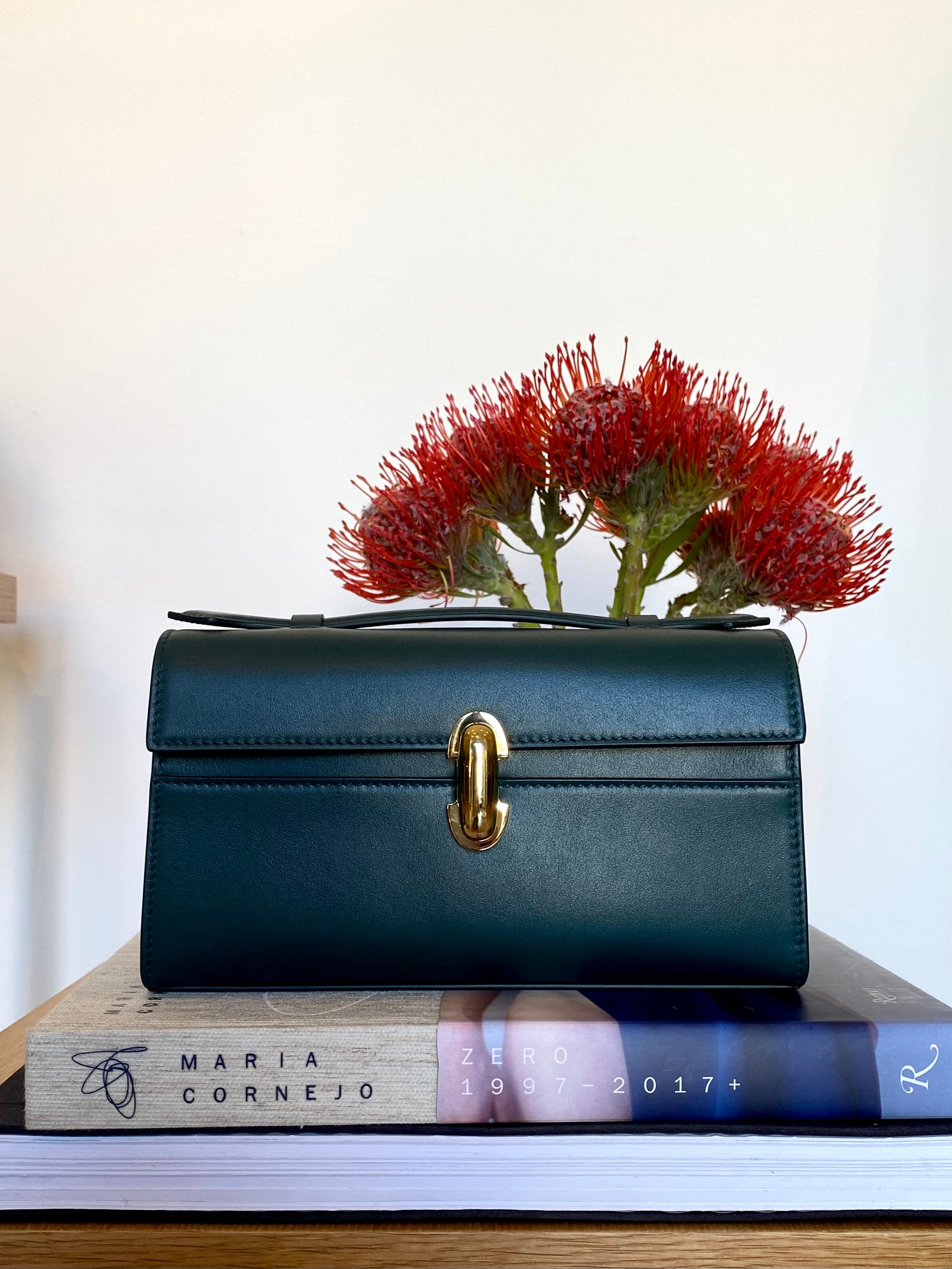 SAVETTE | SMOOTH LEATHER SYMMETRY POCHETTE
