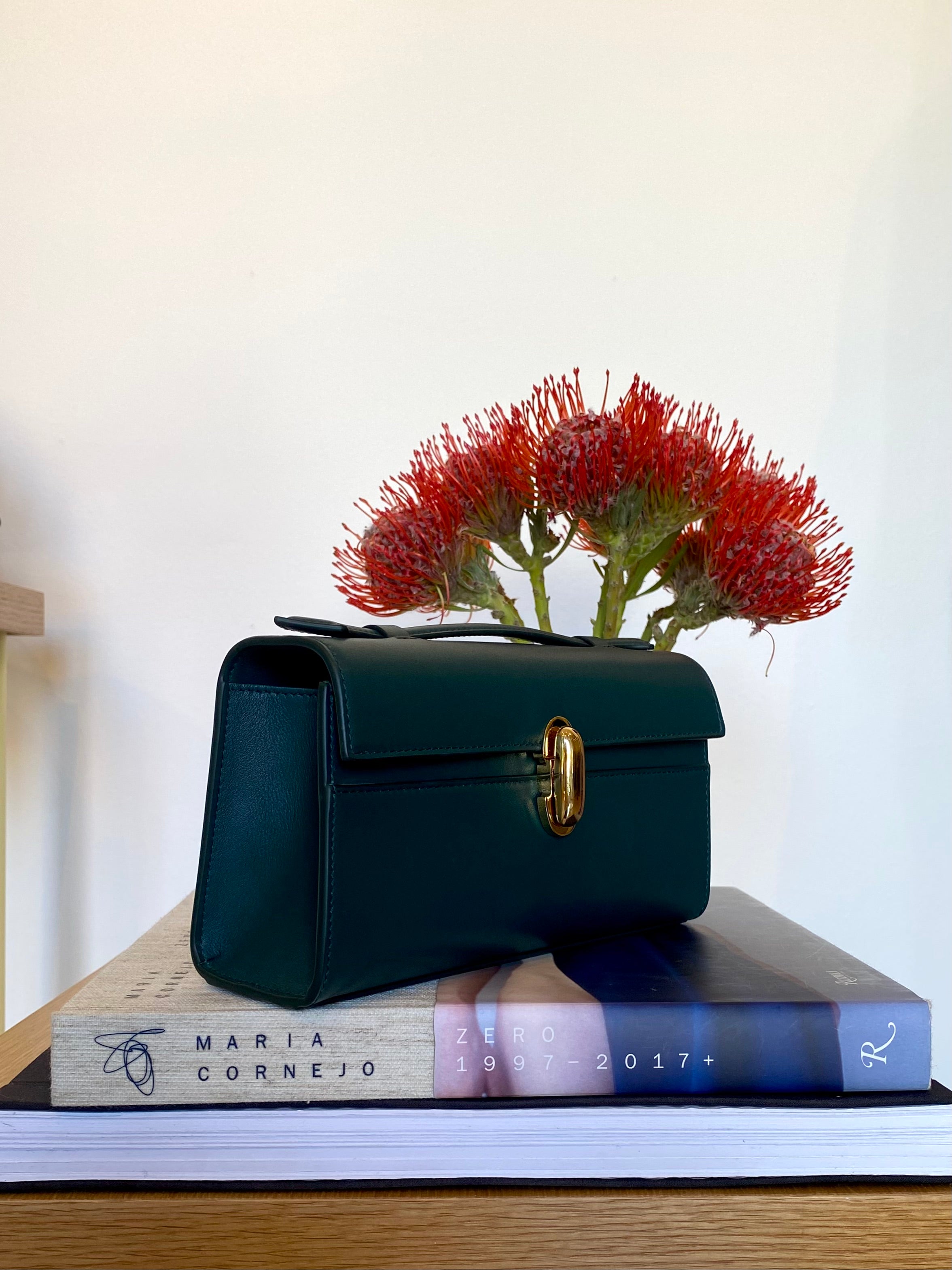 SAVETTE | SMOOTH LEATHER SYMMETRY POCHETTE