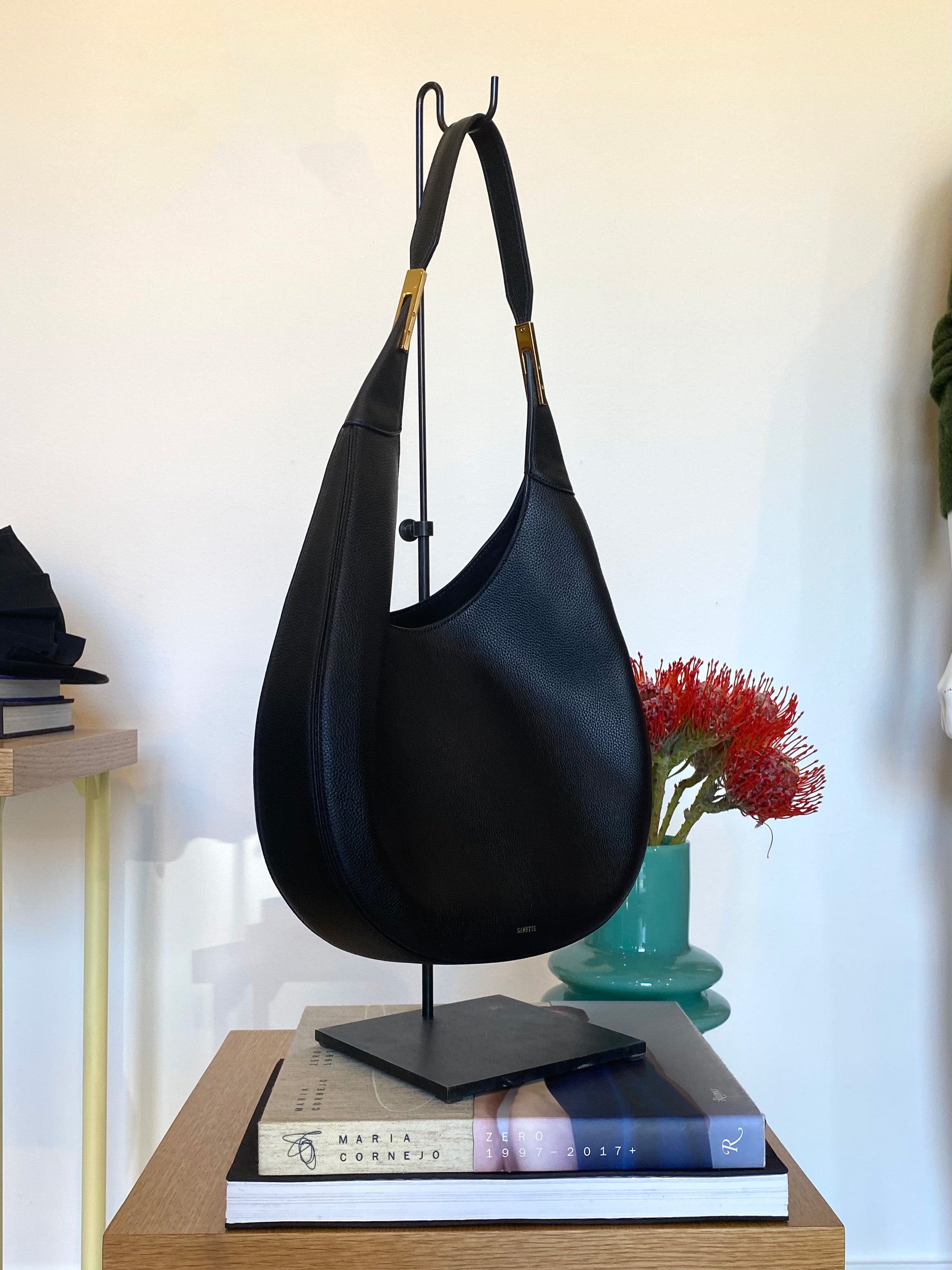 SAVETTE | GRAINED LEATHER FLORENCE HOBO