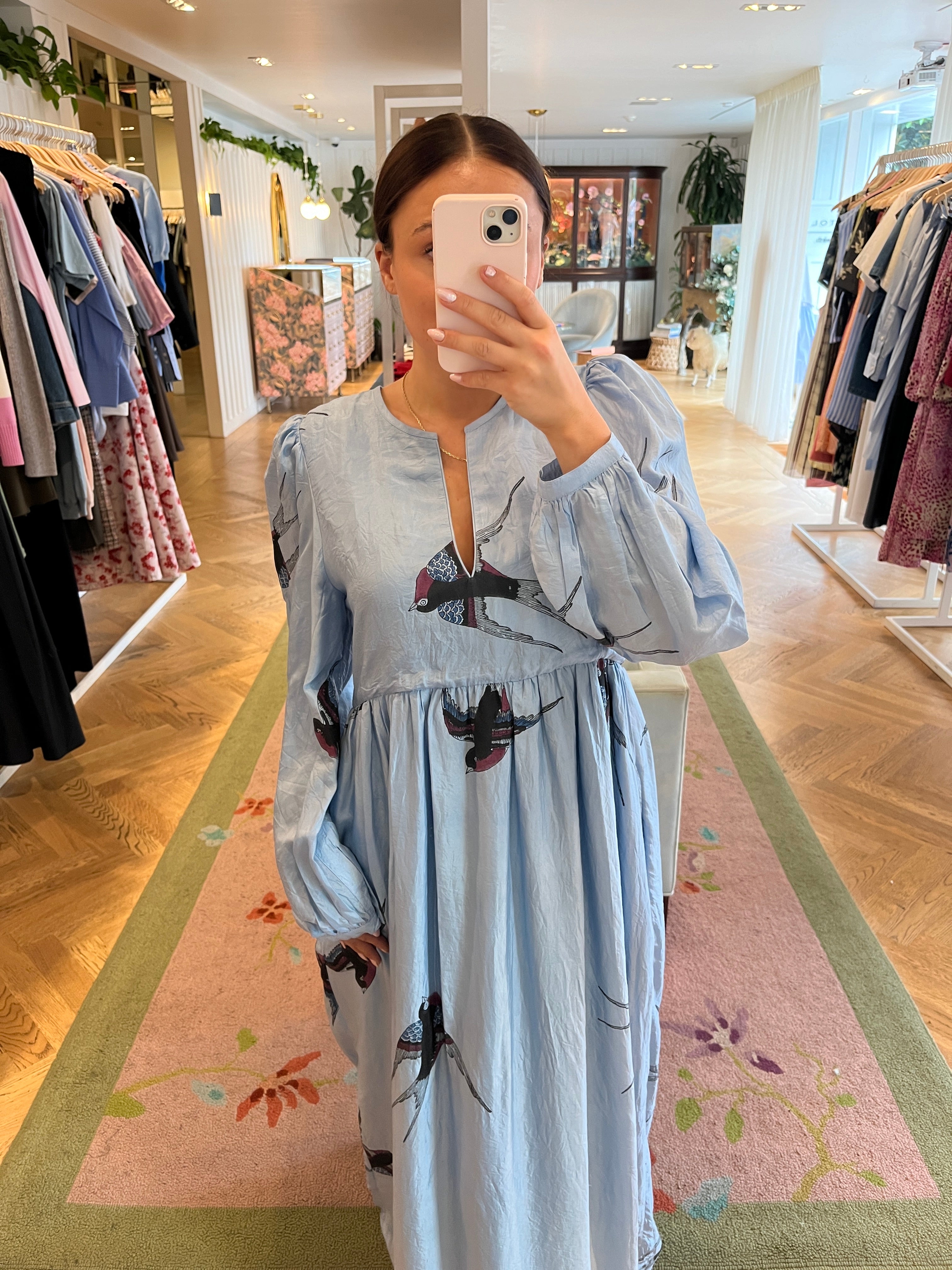 ALIX OF BOHEMIA | WINIFRED SWALLOW SILK DRESS