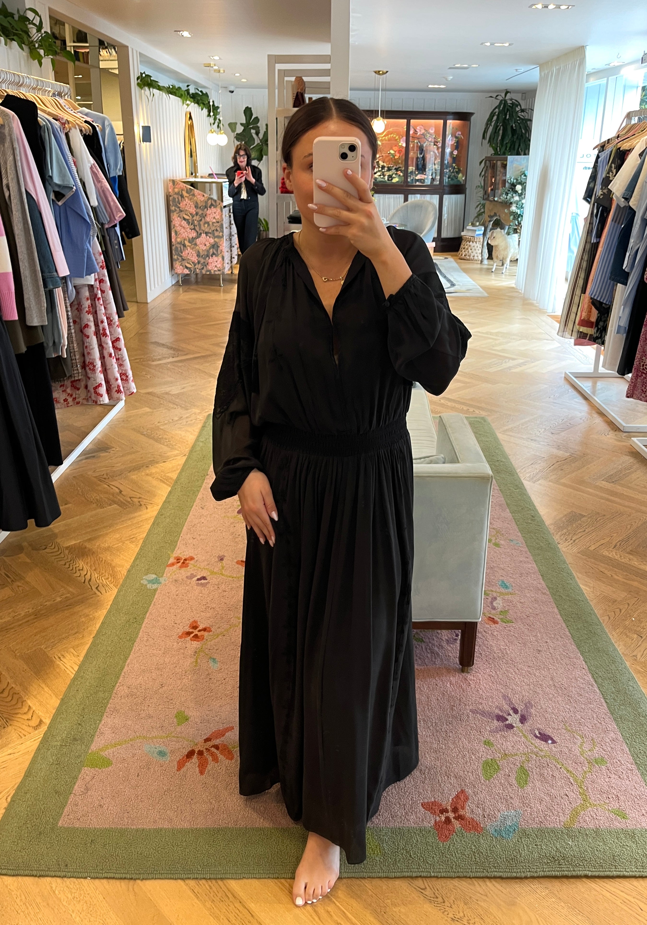 ISABEL MARANT | EMBROIDERED ODILIA MAXI DRESS