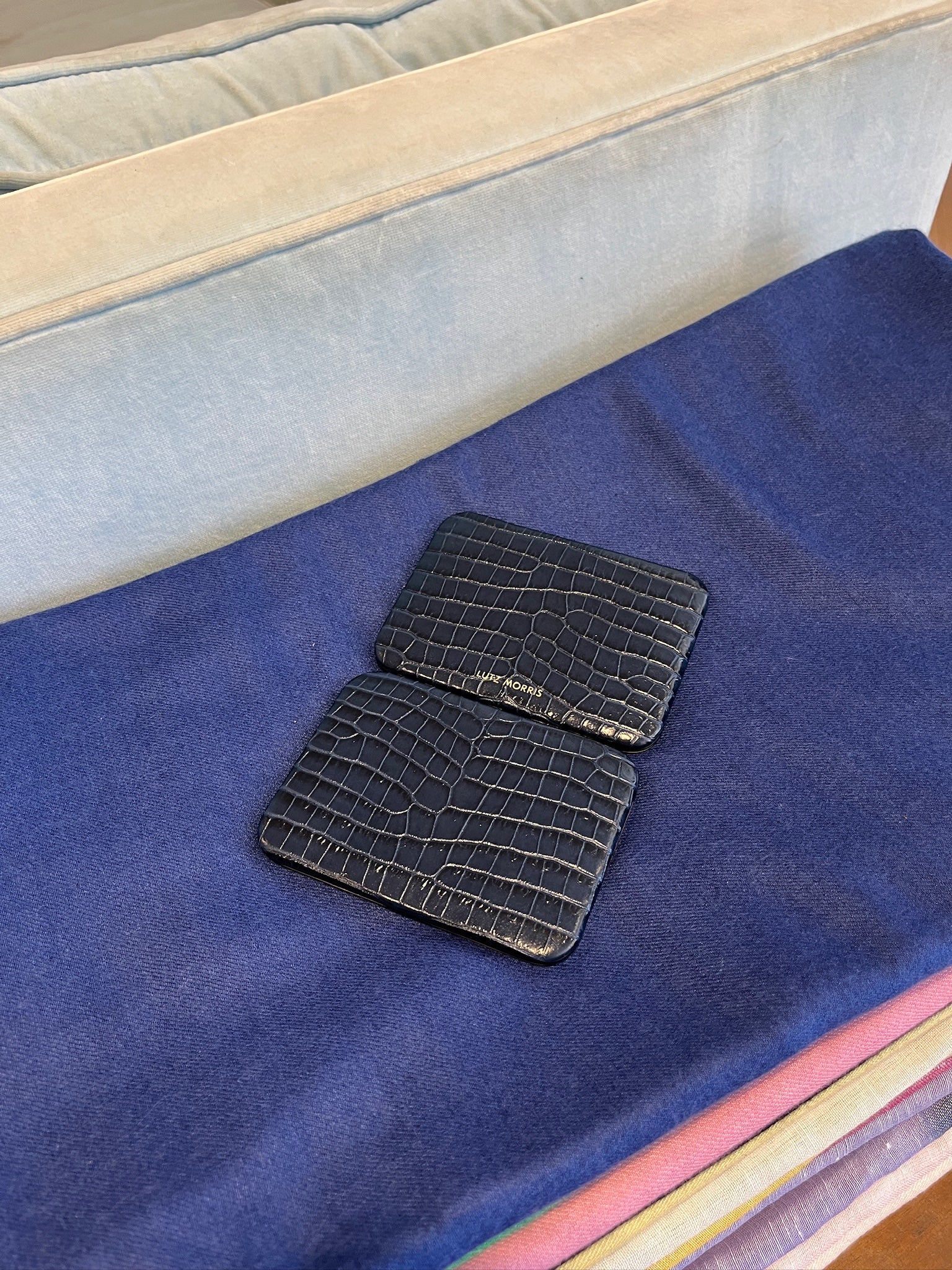 LUTZ MORRIS | CROCO NOLAN CARD HOLDER