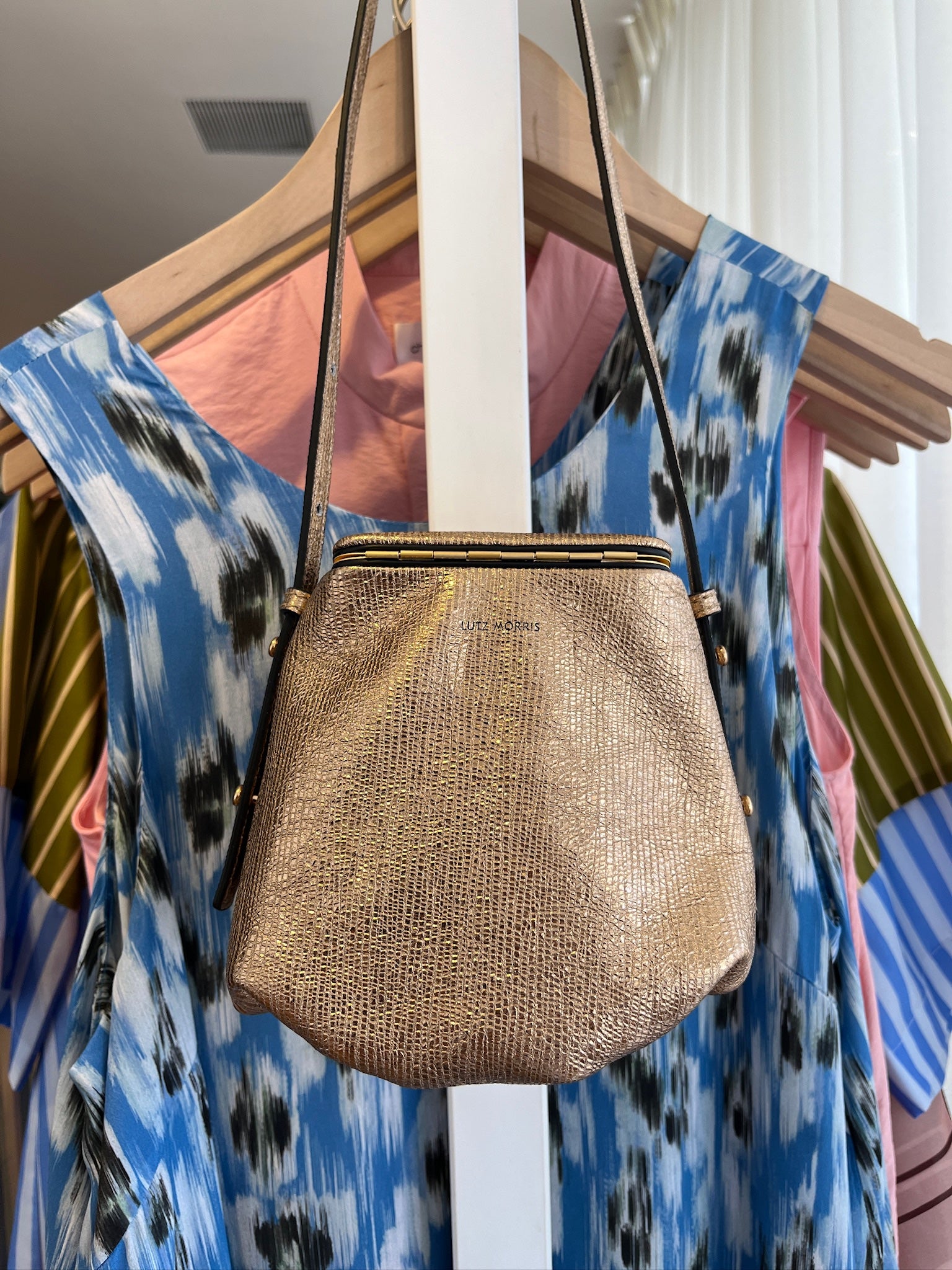 LUTZ MORRIS | METALLIC BLAINE EVENING BAG
