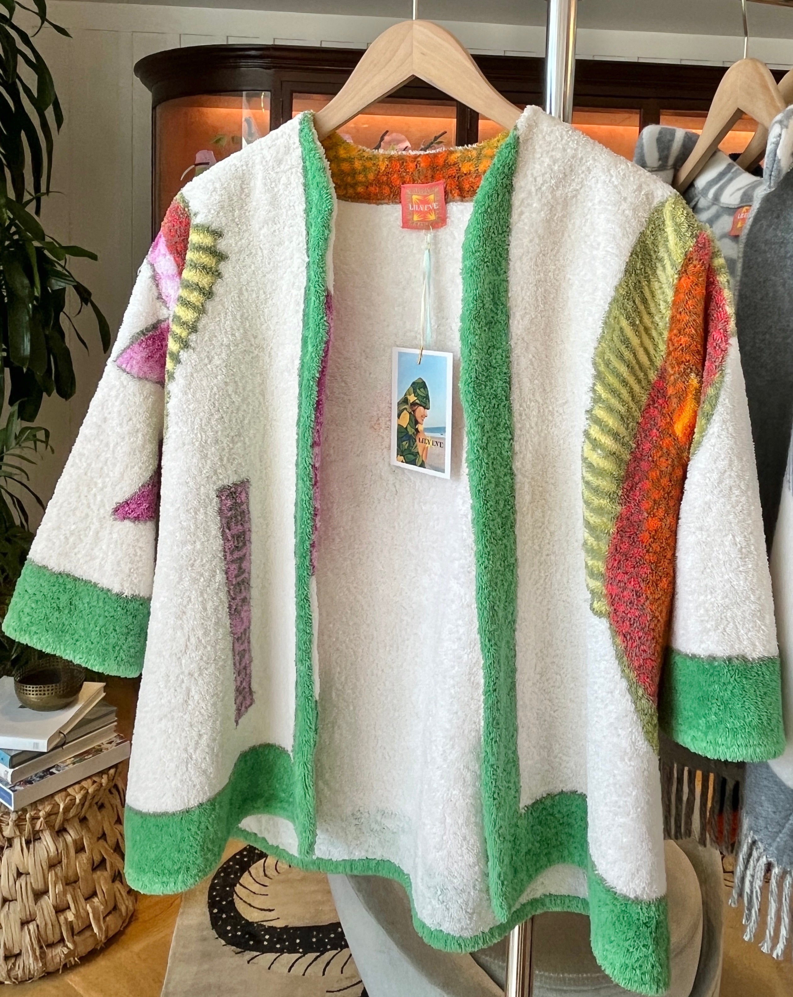 LILY EVE | TERRY TOWEL LOGO JACKET