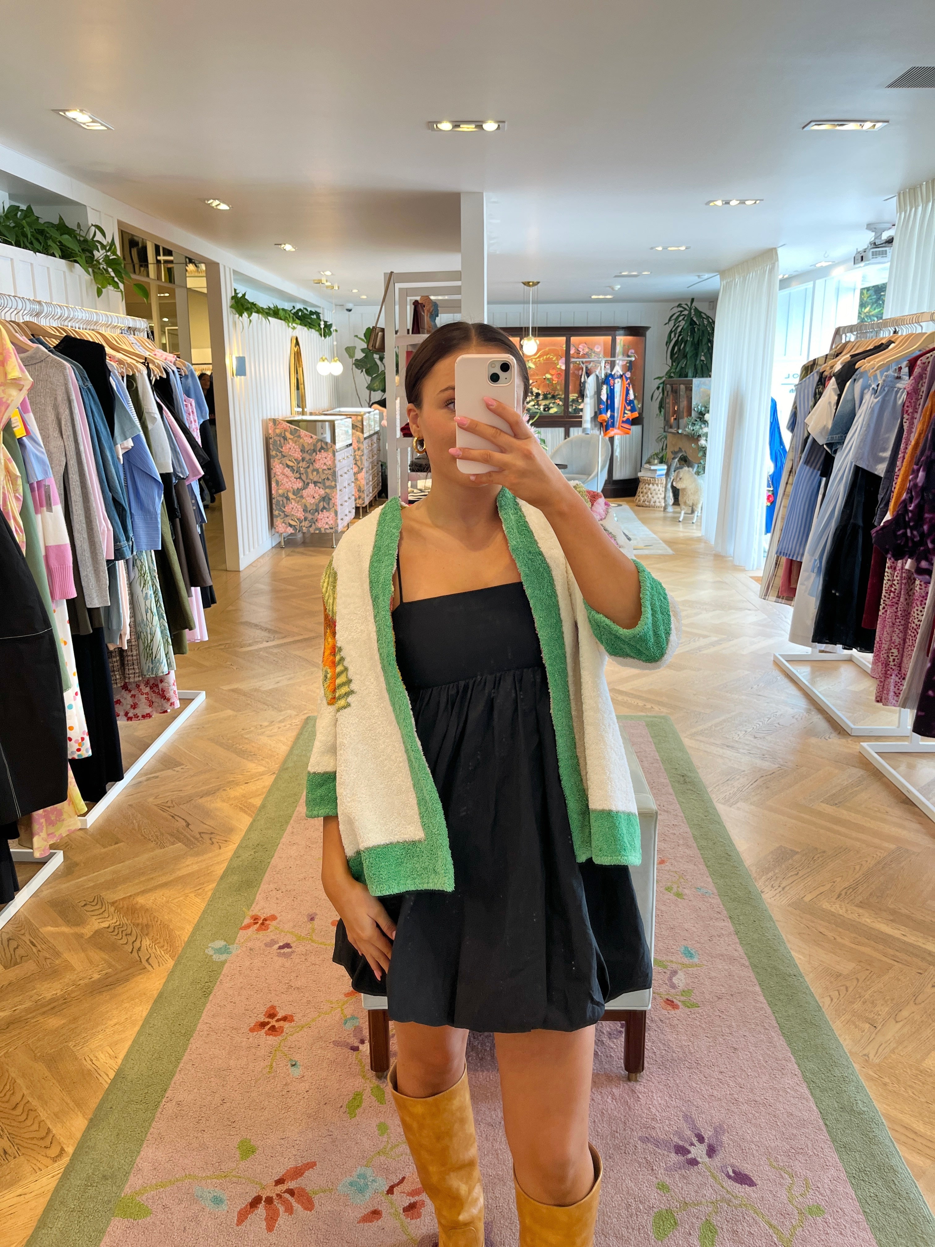 LILY EVE | TERRY TOWEL LOGO JACKET