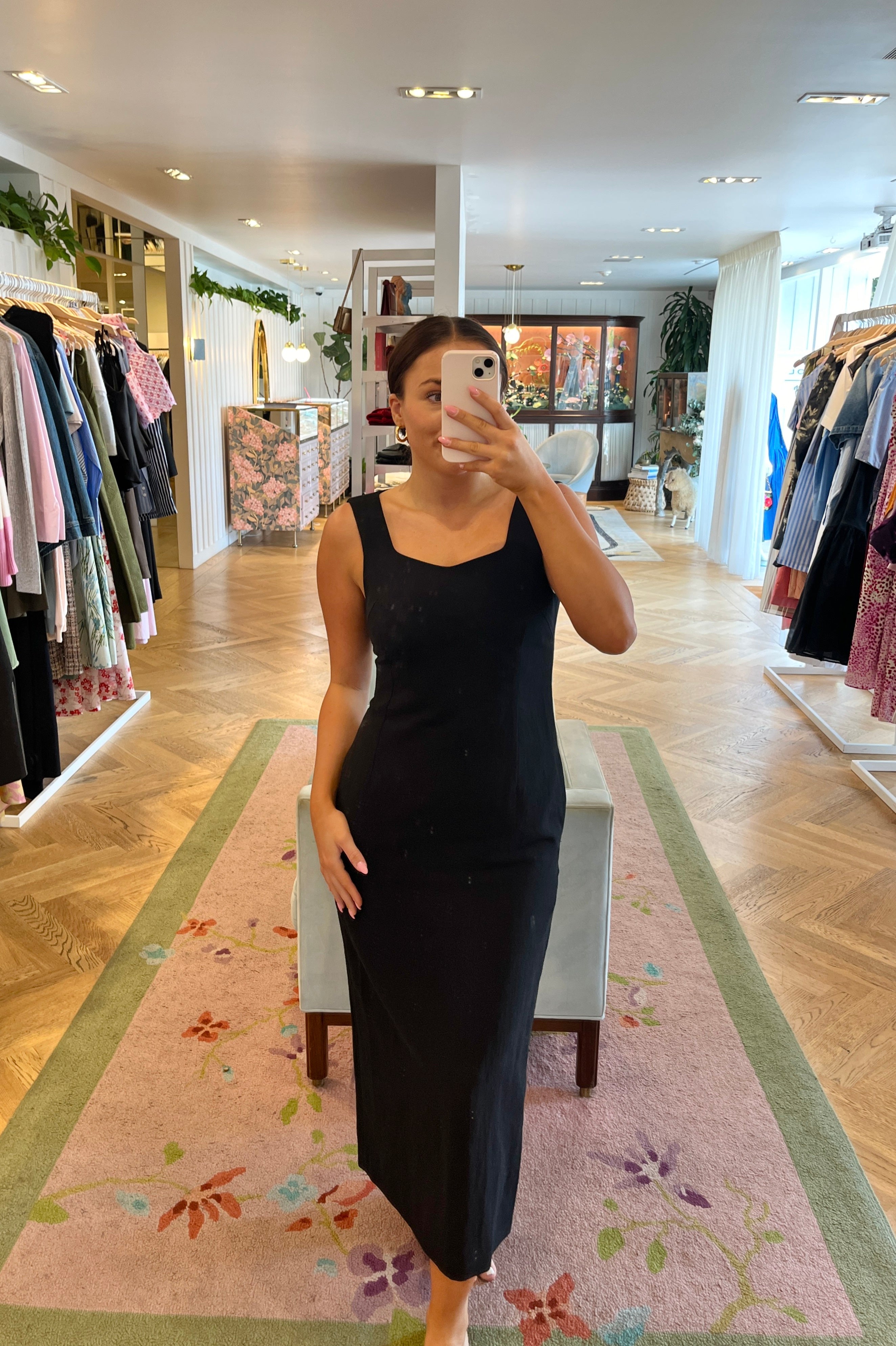 AURALEE | LINEN MIDI DRESS