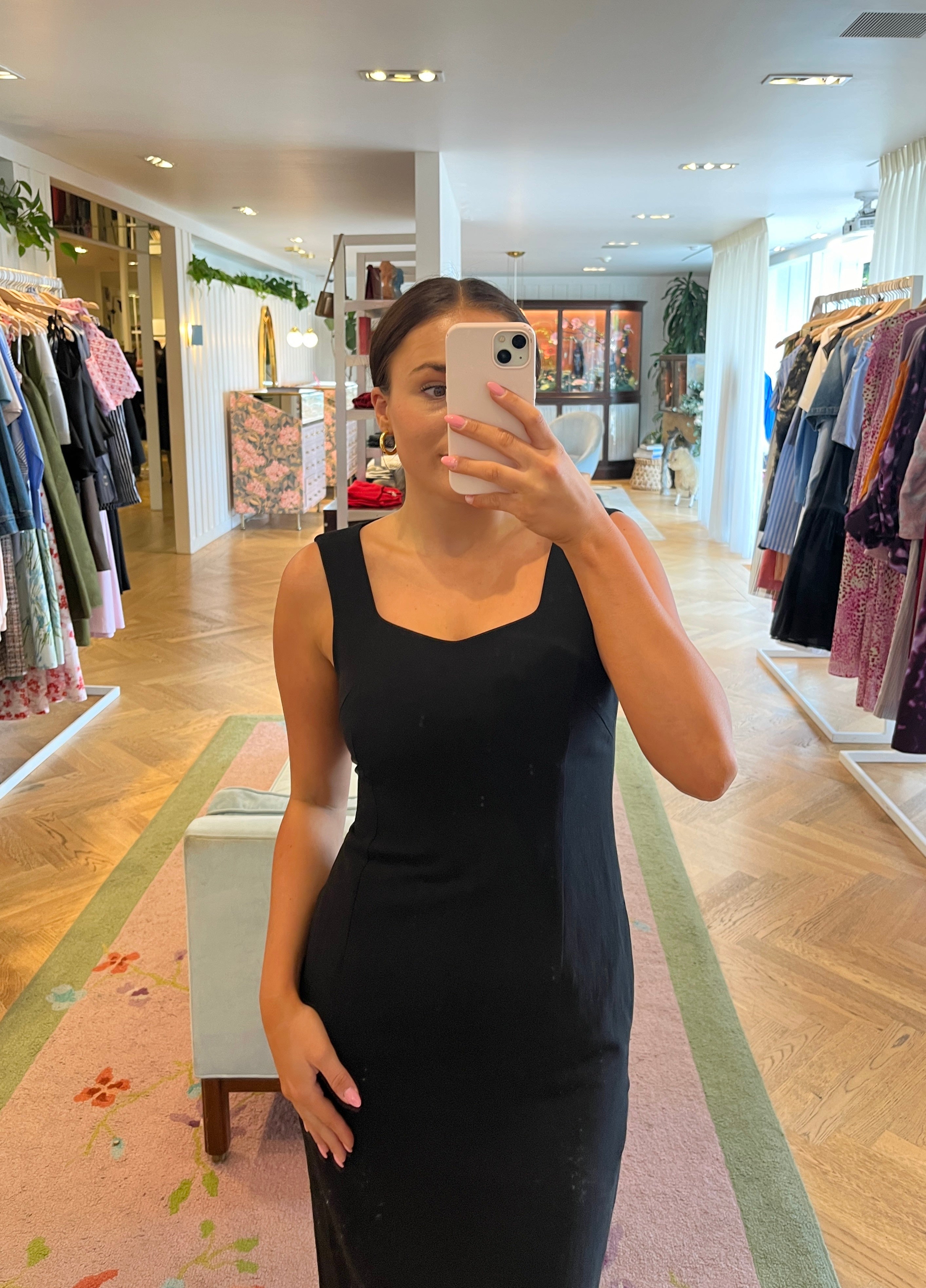 AURALEE | LINEN MIDI DRESS