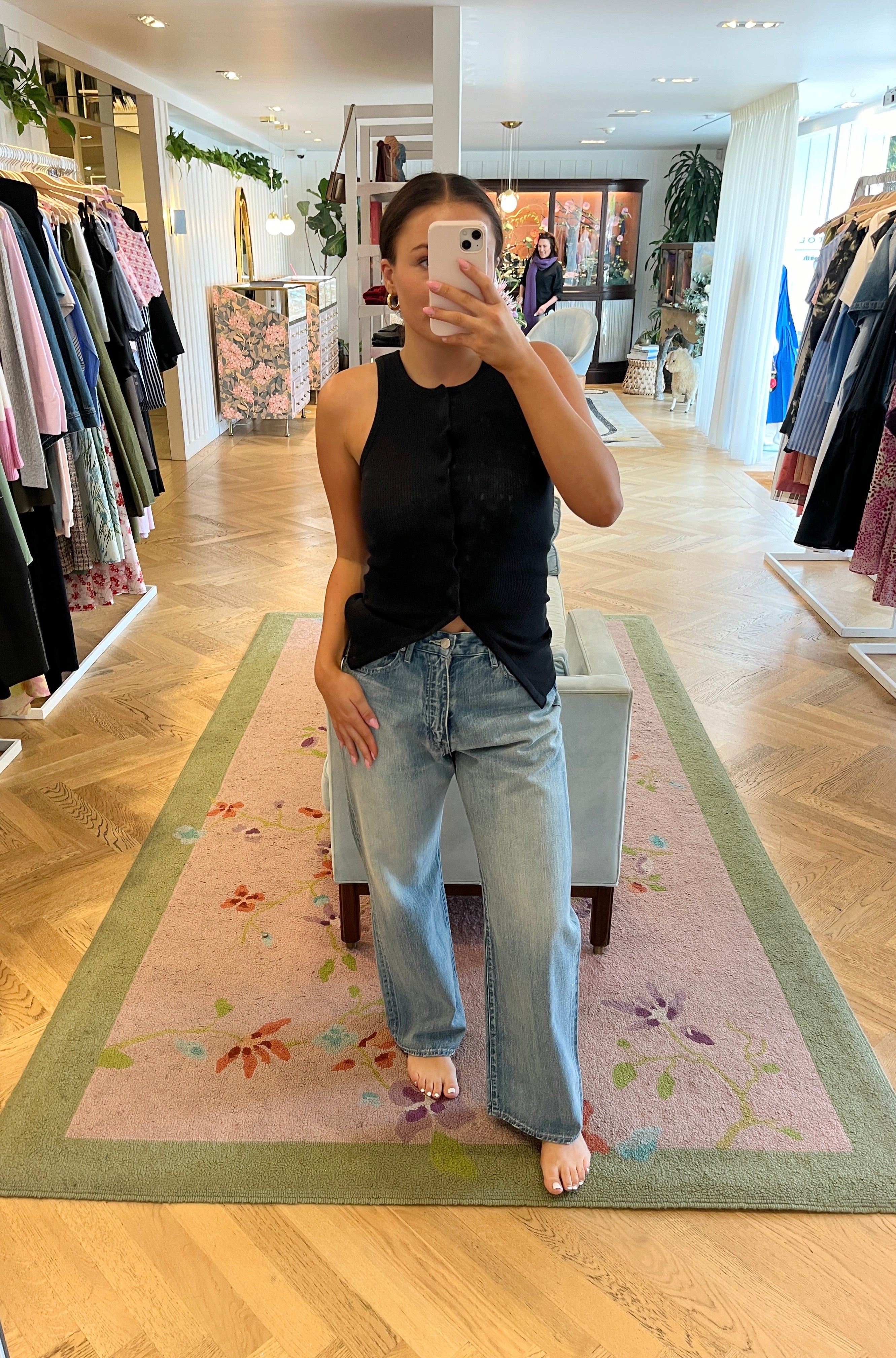 AURALEE | SELVEDGE WIDE LEG DENIM PANT