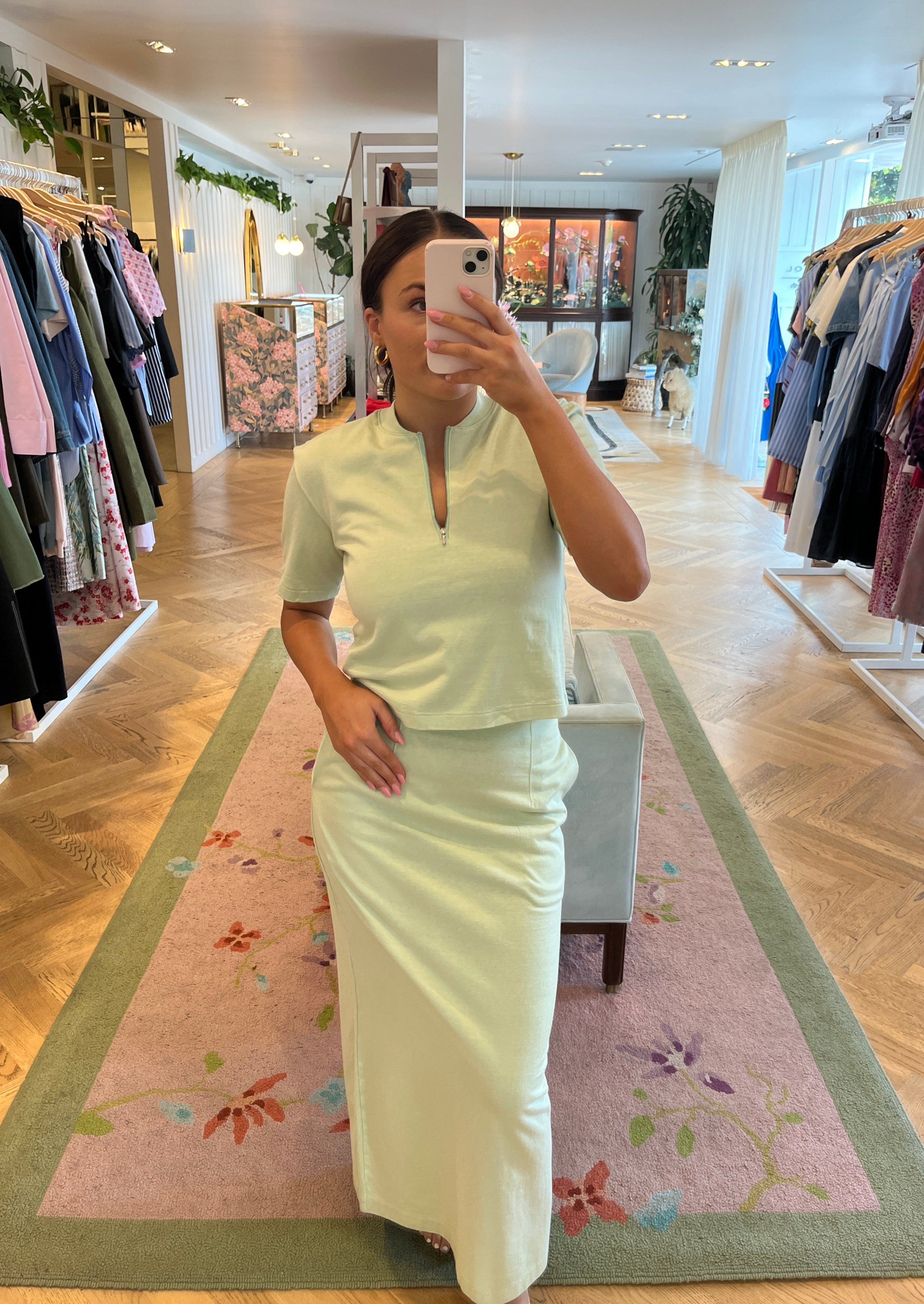 AURALEE | COLUMN SKIRT