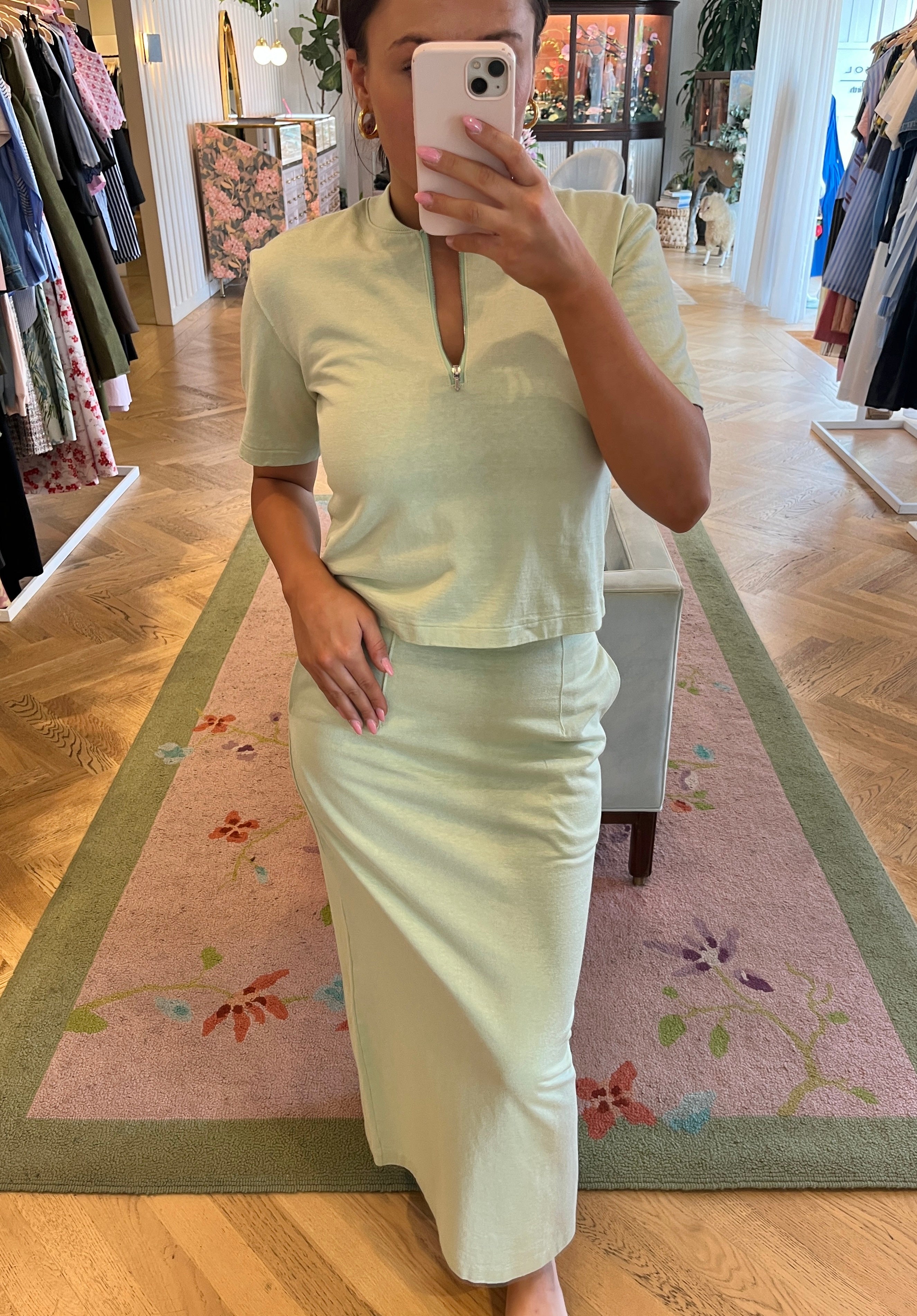 AURALEE | COLUMN SKIRT