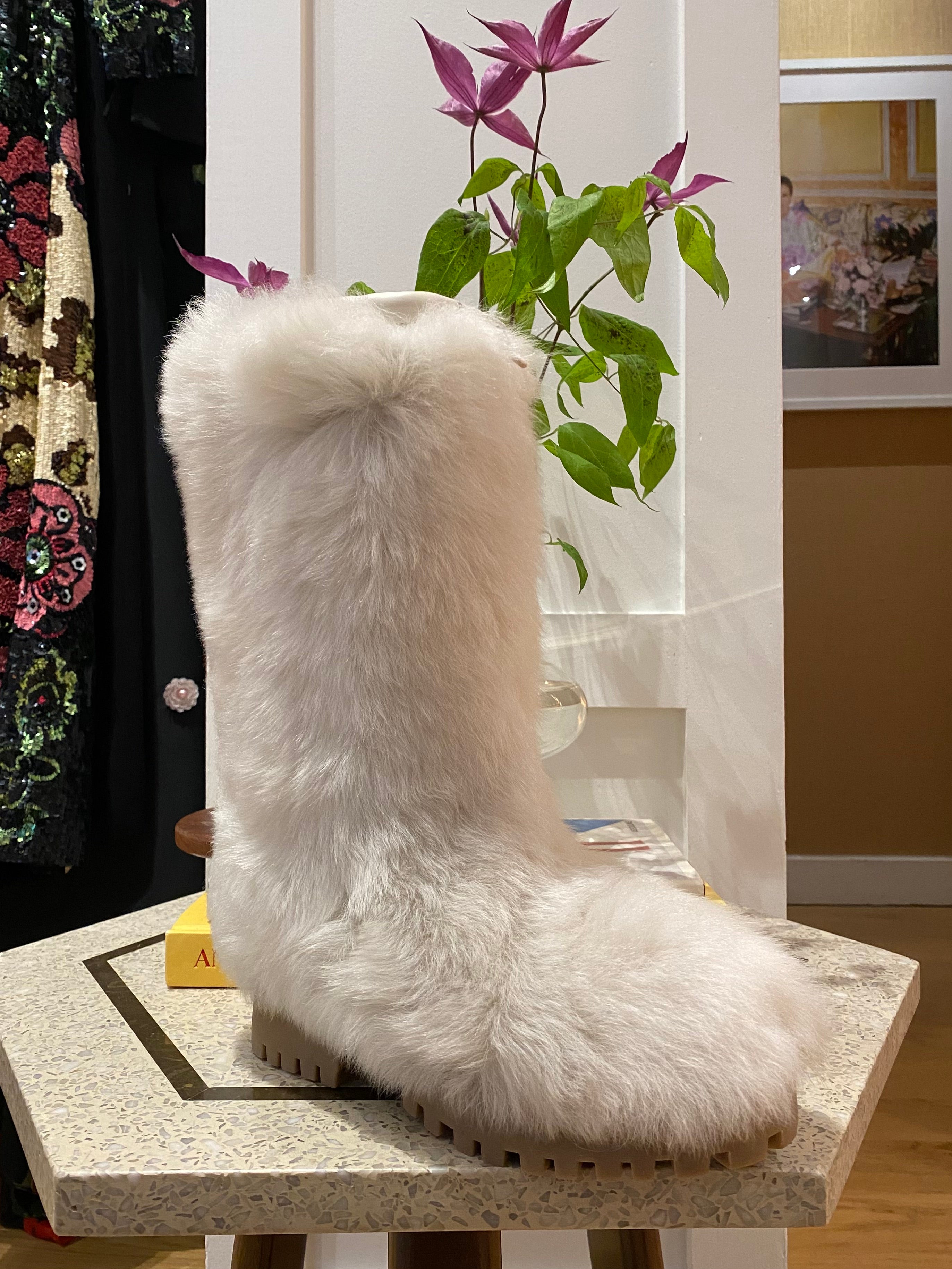 YVES SALOMON | TALL SHEARLING BOOT