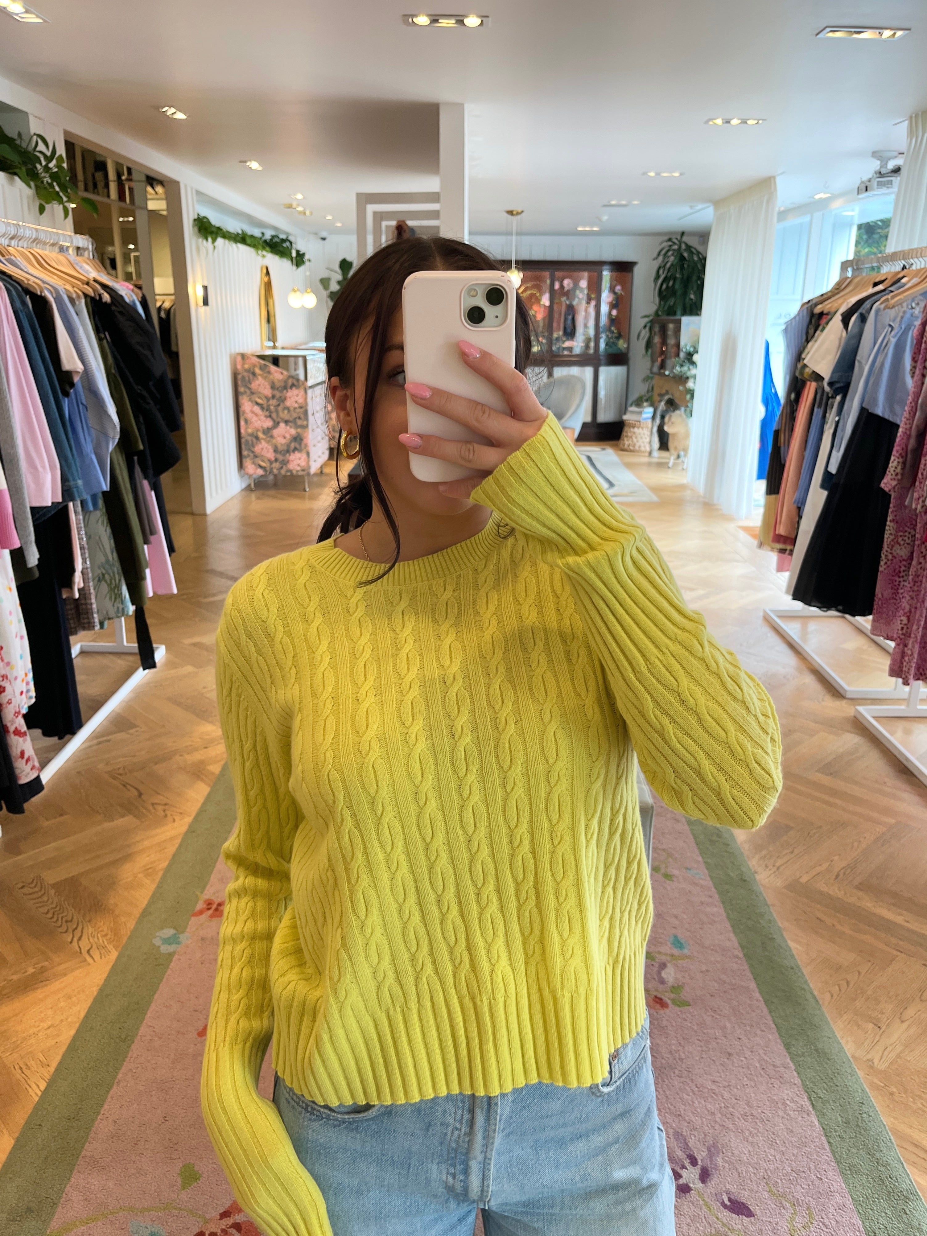 GUEST IN RESIDENCE | CABLE SHRUNKEN CREWNECK