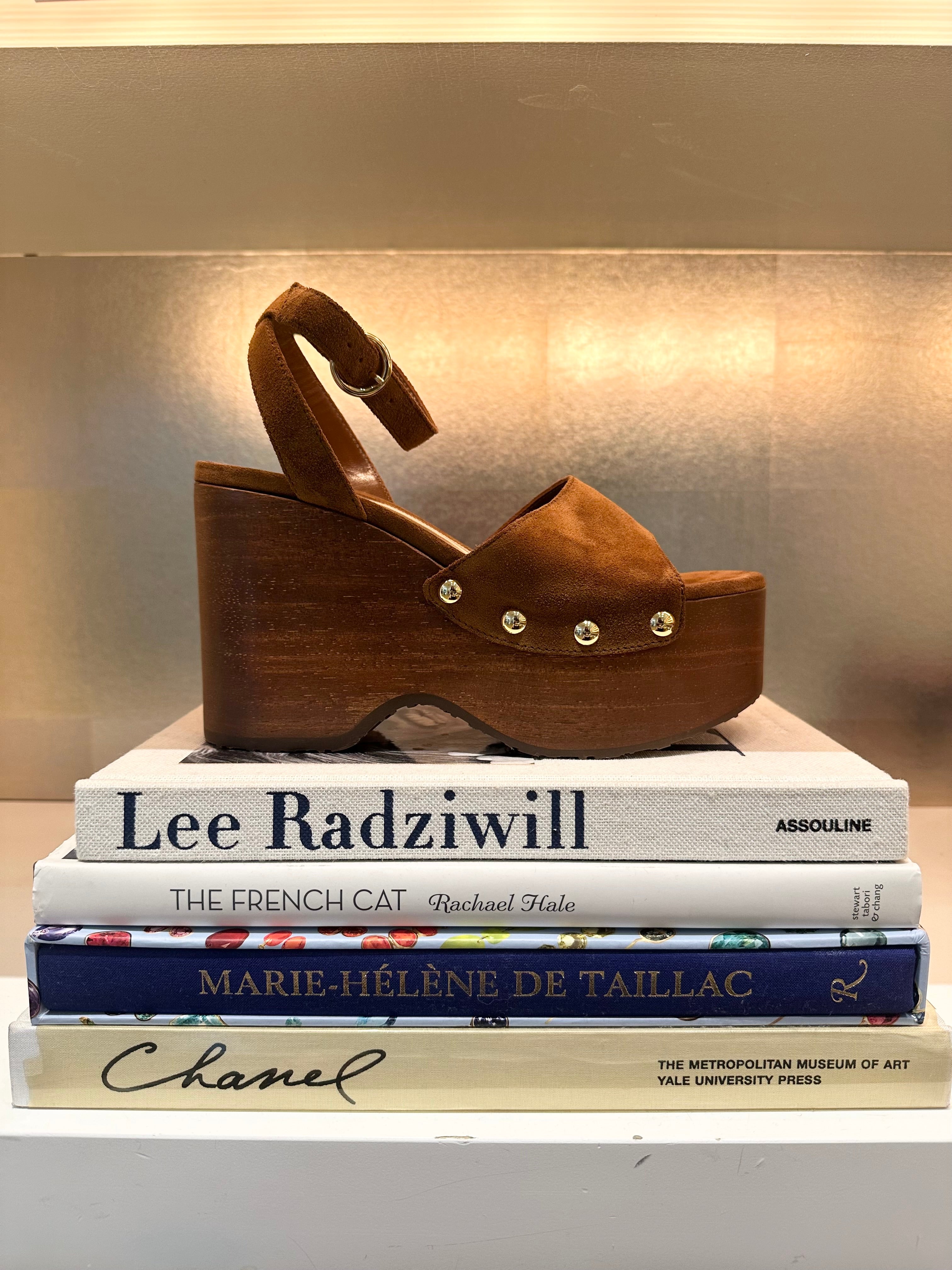 GIANVITO ROSSI | SUEDE FLATFORM HEEL