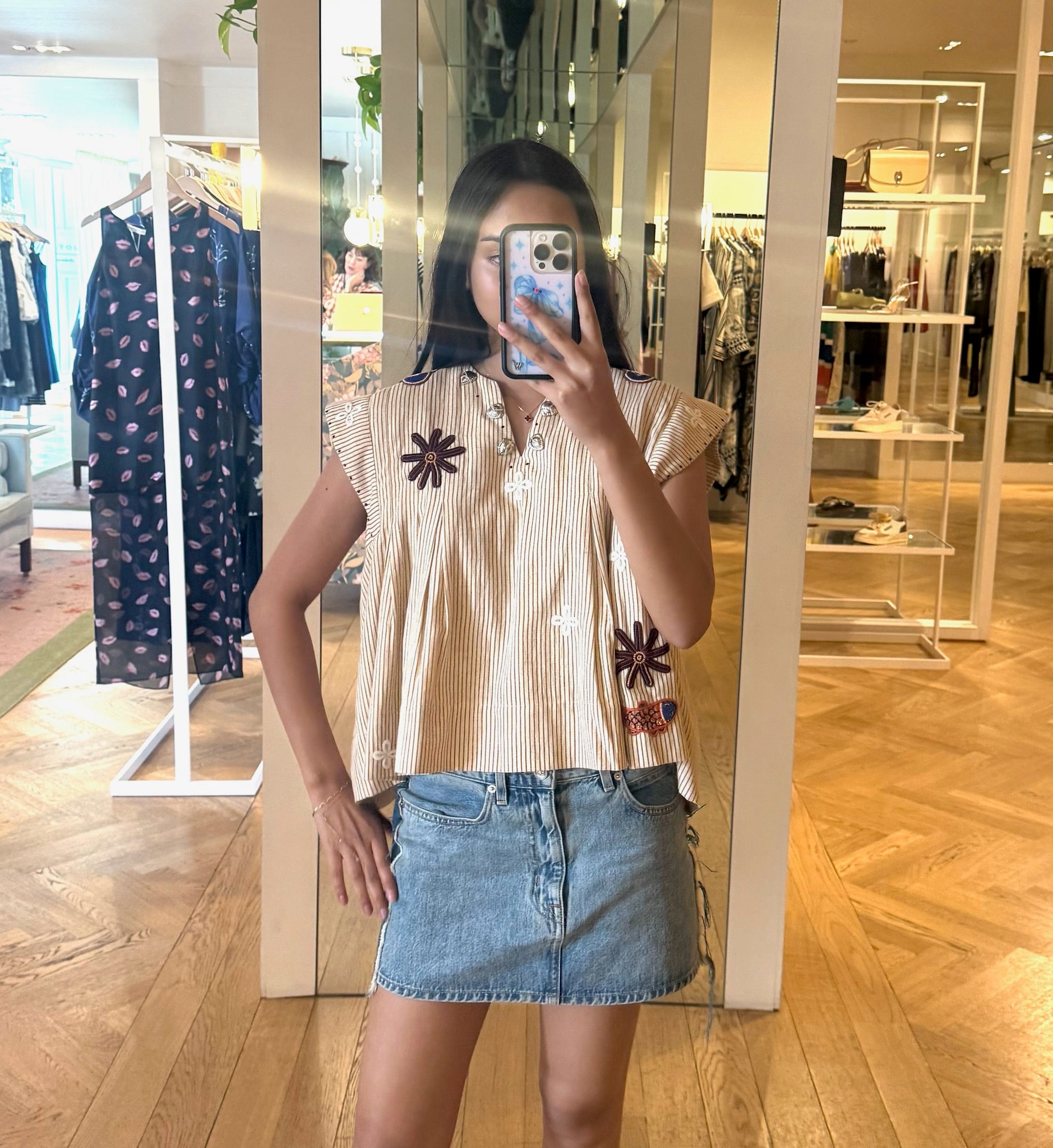 ALIX OF BOHEMIA | NADINE CEDAR COIN TOP