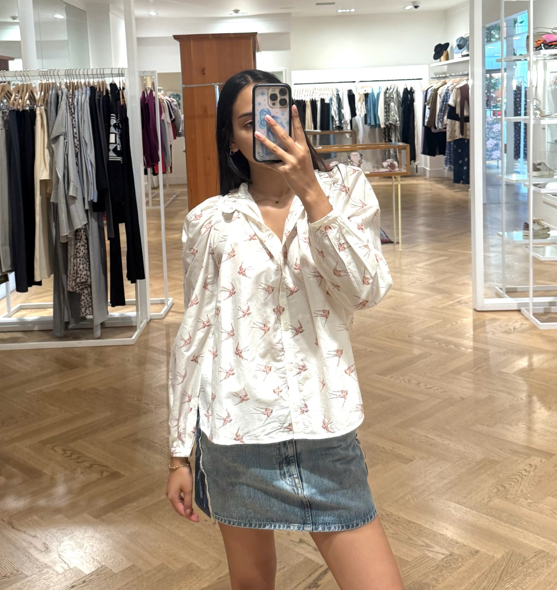 ALIX OF BOHEMIA | CEDAR SWALLOW SHIRT