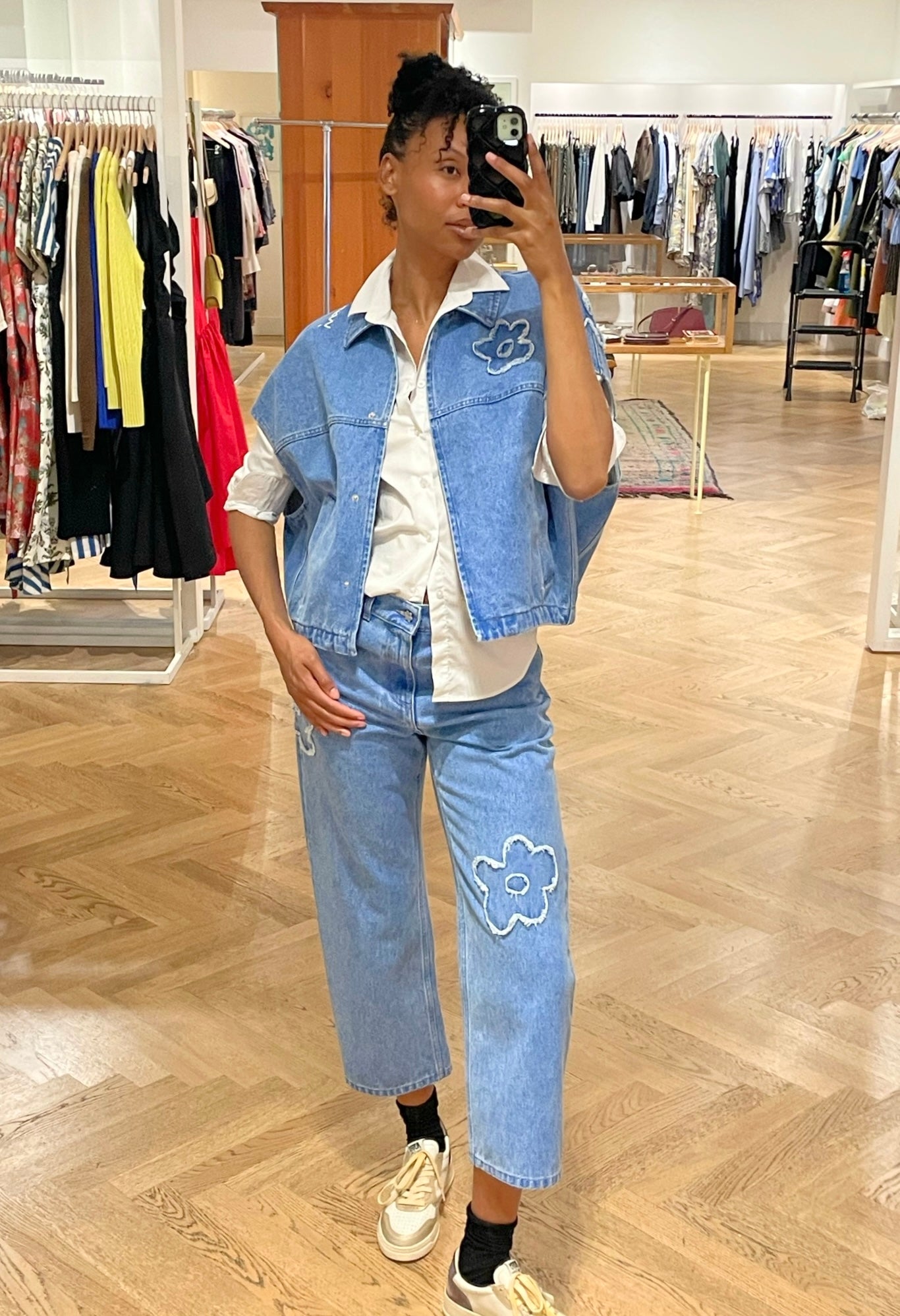 MARNI | DENIM CROPPED VEST