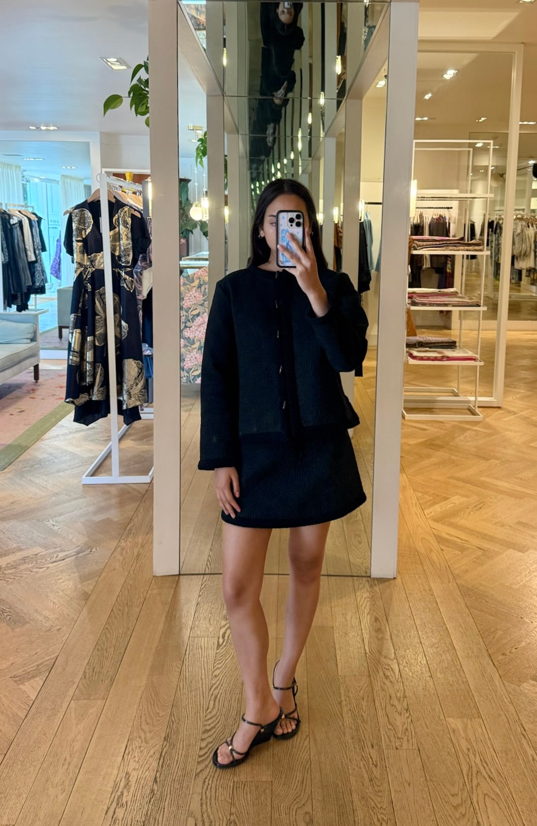 EMPORIO SIRENUSE | QUILTED BOLERO JACKET
