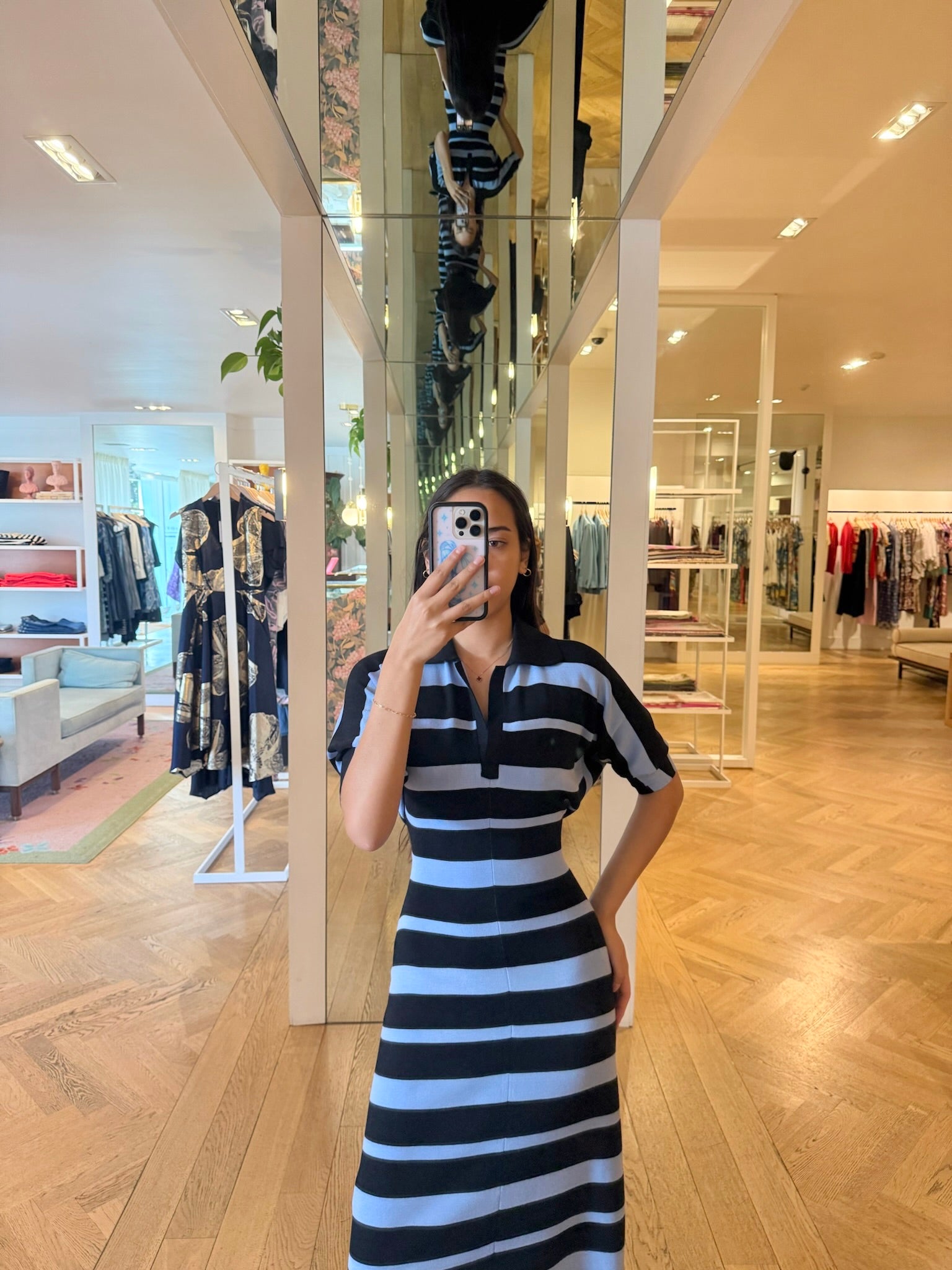 PROENZA SCHOULER | 3/4 SLEEVE SOLANA DRESS