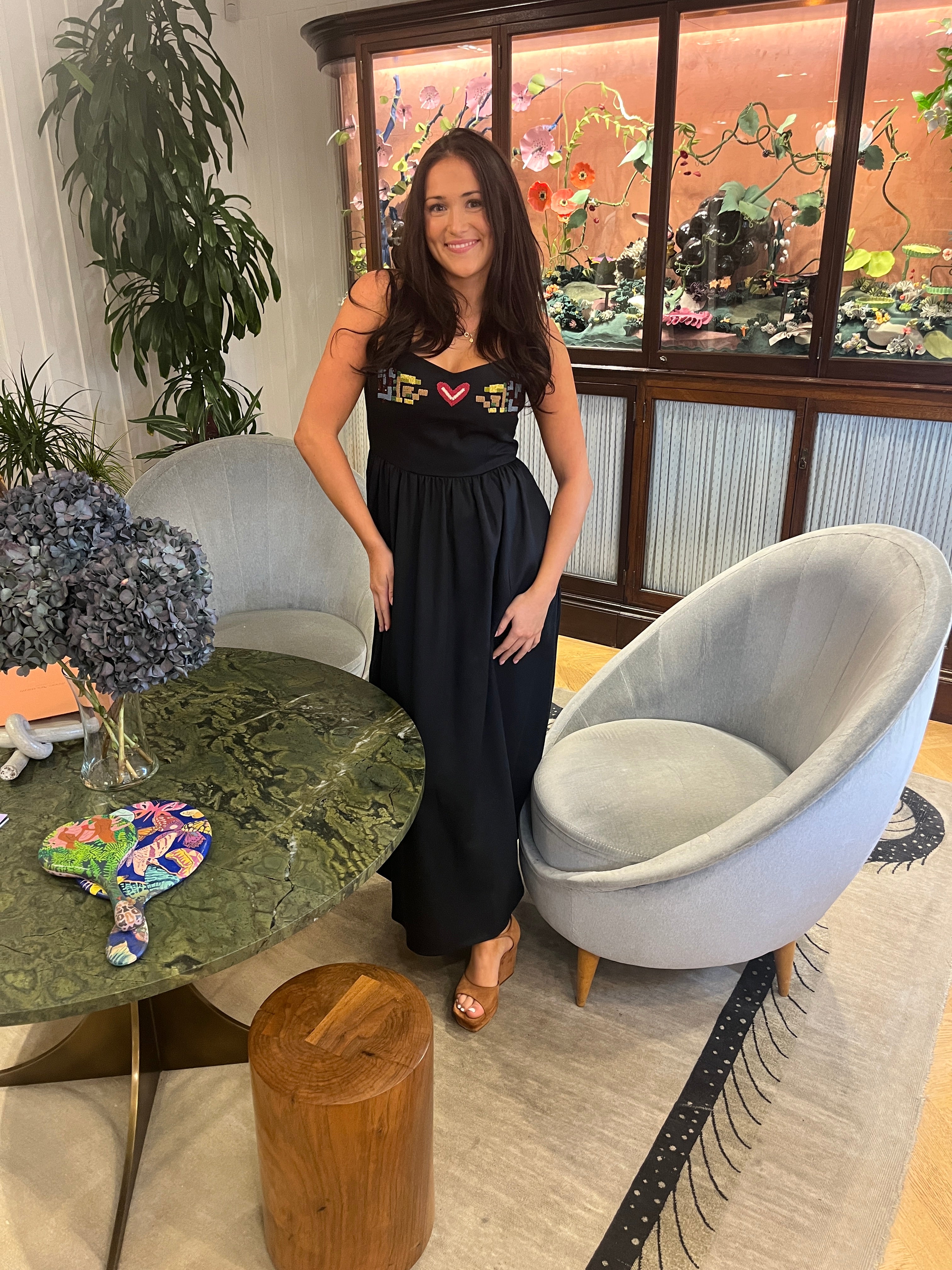 ALIX OF BOHEMIA | ABSTRACT BLOOM DRESS