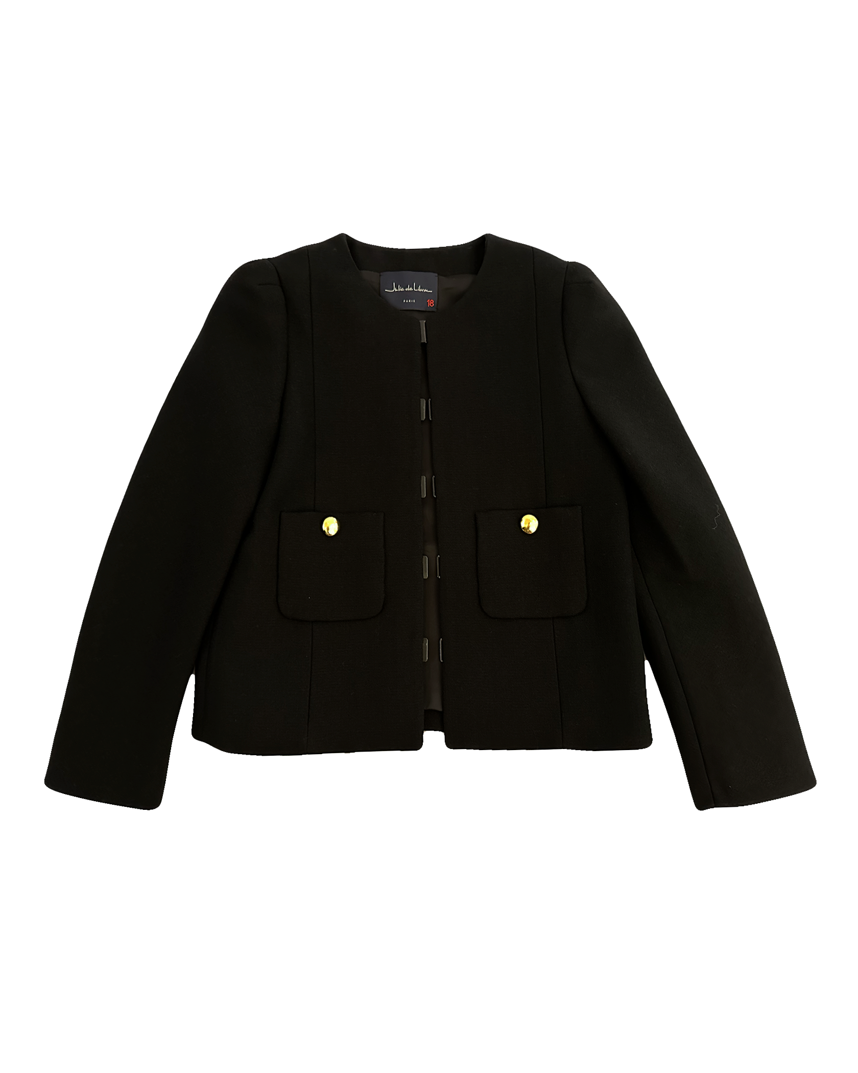 JULIE DE LIBRAN | LONG SLEEVE CREPE GRACE JACKET