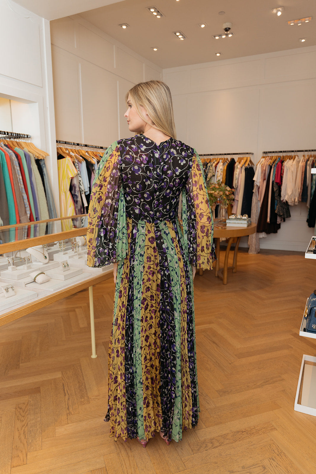 LA DOULBE J | THE PLEATED ANGEL DRESS | WOMEN'S LUXURY DESIGNER CLOTHING, SHOES, HANDBAGS & JEWELRY | CAPITOL CHARLOTTE, NC & BRENTWOOD, CA