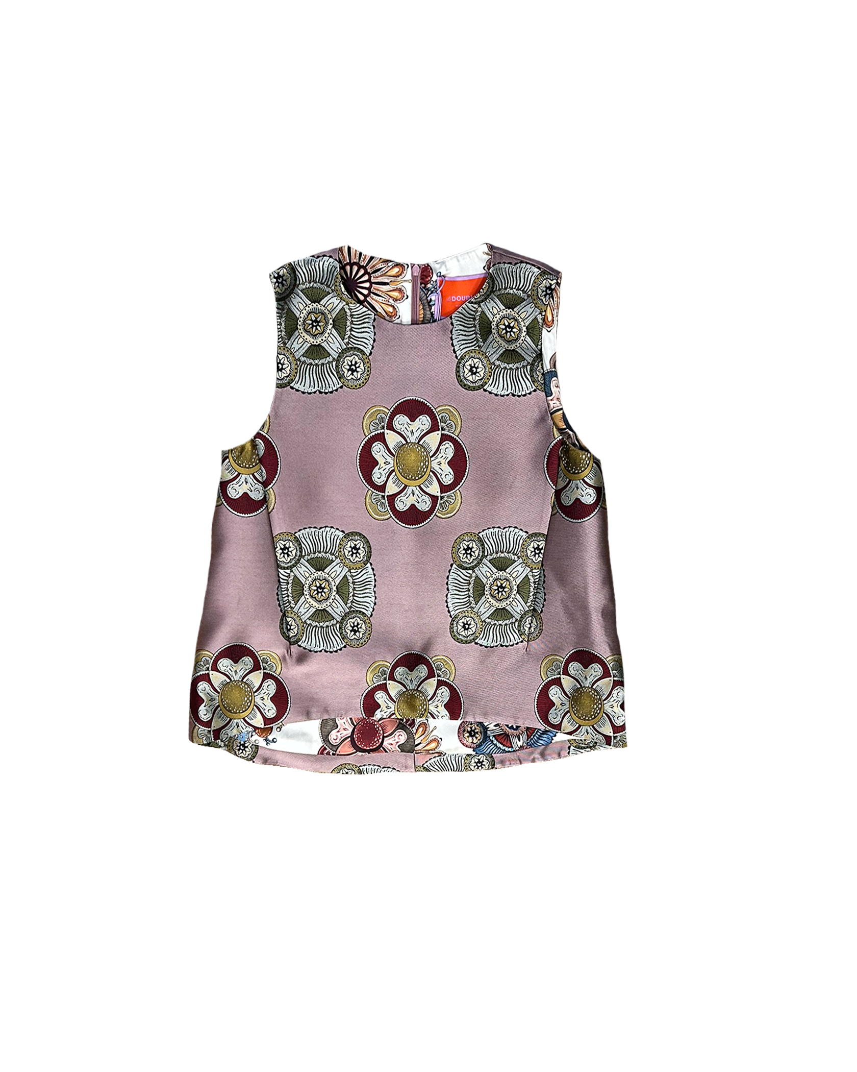 LA DOUBLE J | SLEEVLESS LA SCALA CROP TOP