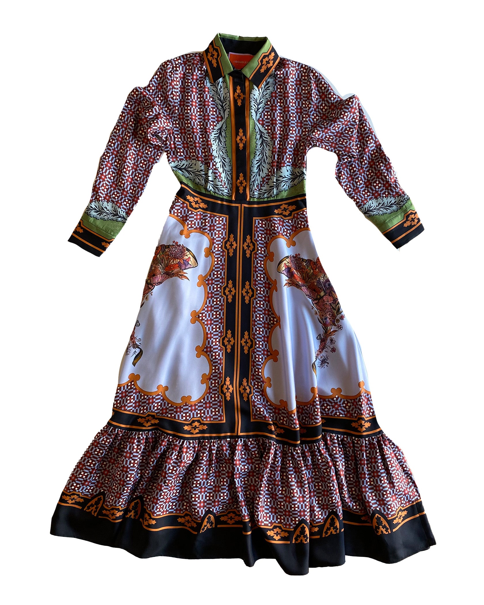 LA DOUBLE J | PRINTED SAN PIETRO MIDI DRESS