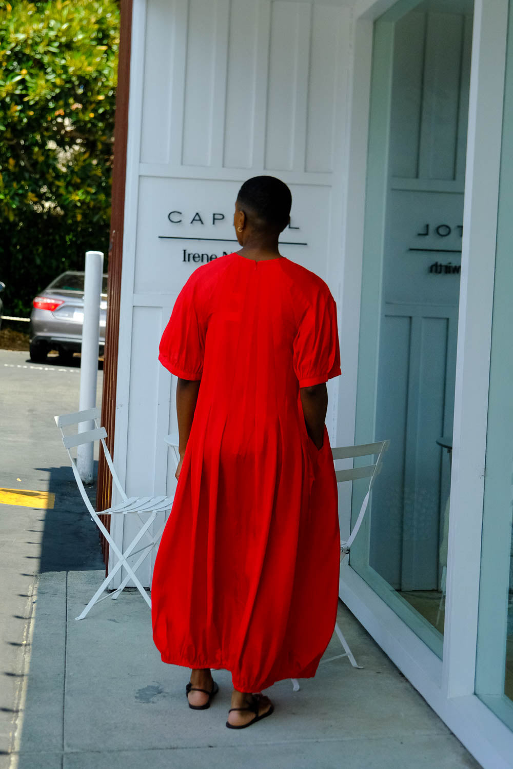 LEE MATHEWS | LILY MIDI DRESS | WOMEN'S LUXURY DESIGNER CLOTHING, SHOES, HANDBAGS & JEWELRY | CAPITOL CHARLOTTE, NC & BRENTWOOD, CA