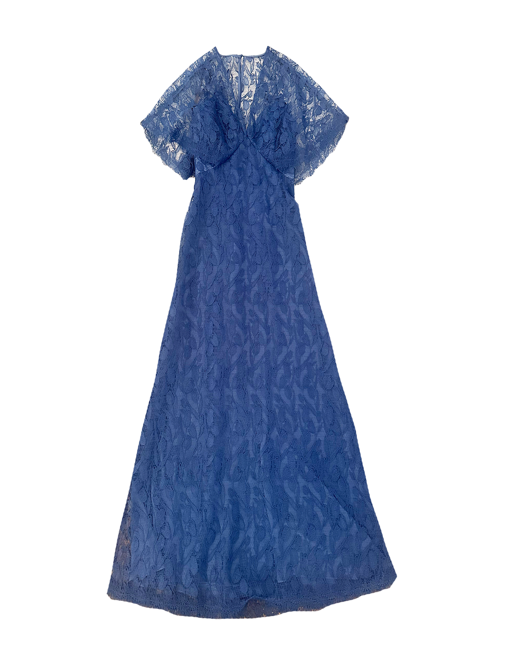 LELA ROSE | TULIP LACE SHORT SLEEVE V-NECK DRESS