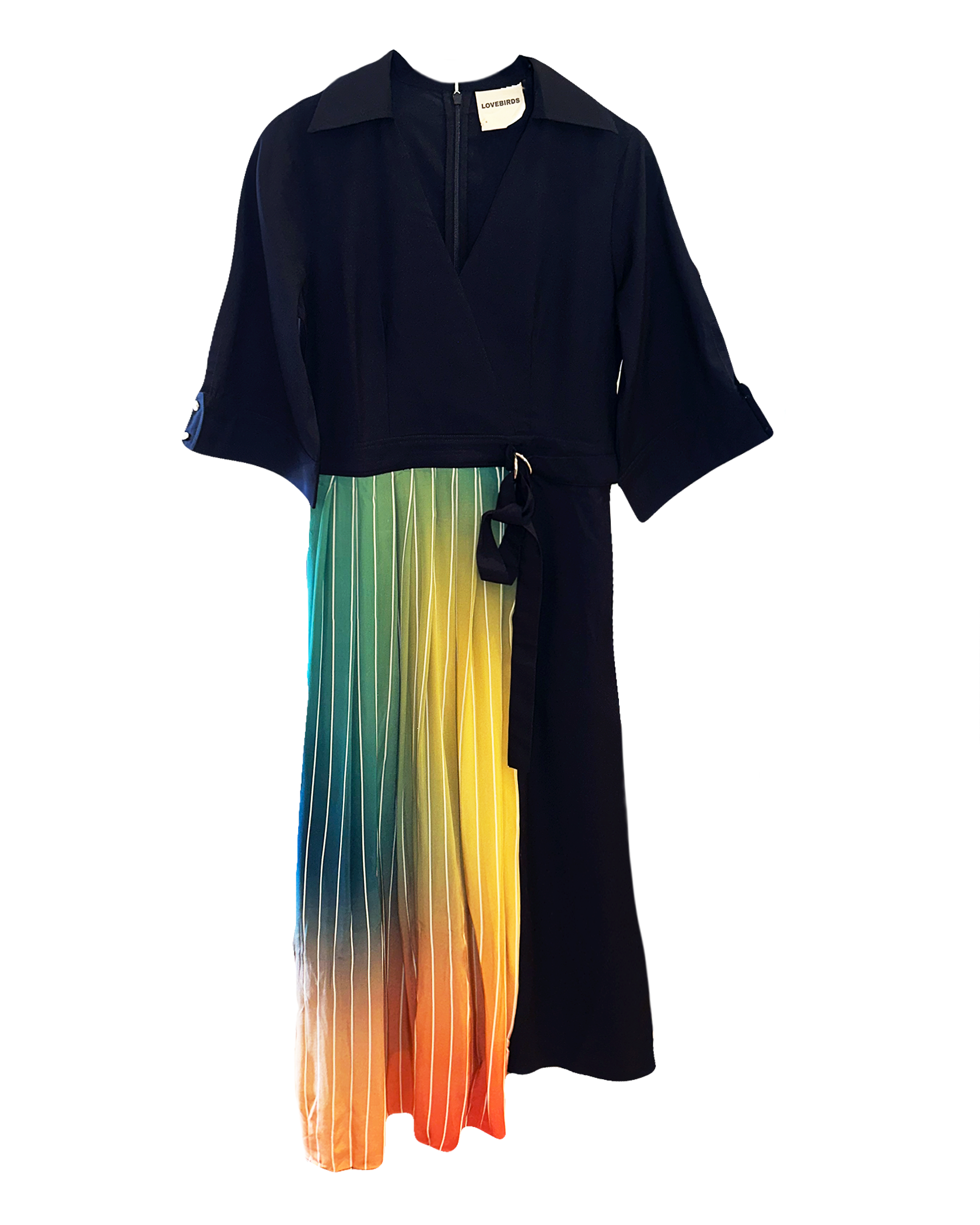 LOVEBIRDS | 3/4 SLEEVE SHOGUN DRESS