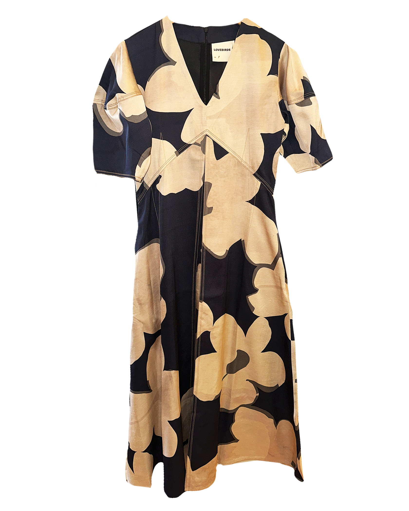 LOVEBIRDS | SHORT SLEEVE HALO DRESS