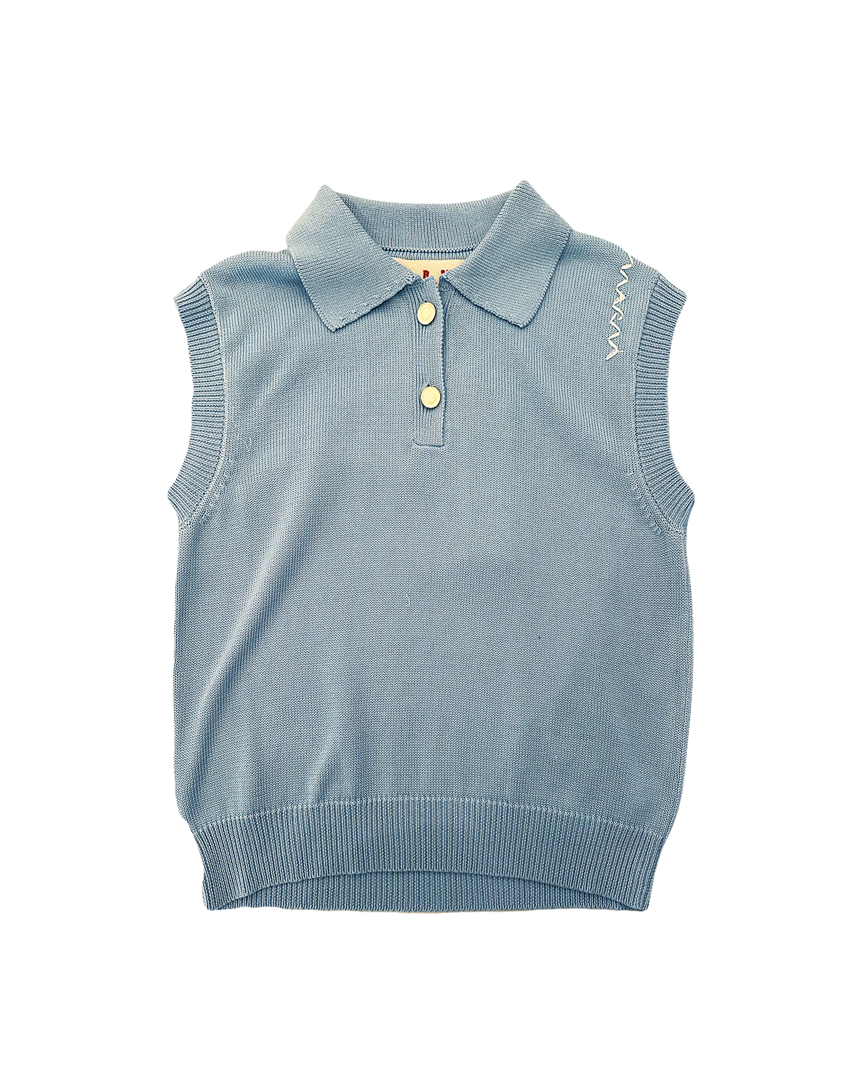 MARNI | SLEEVELESS COLLARED KNIT TOP